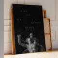 Tortured Poets Statue Poster