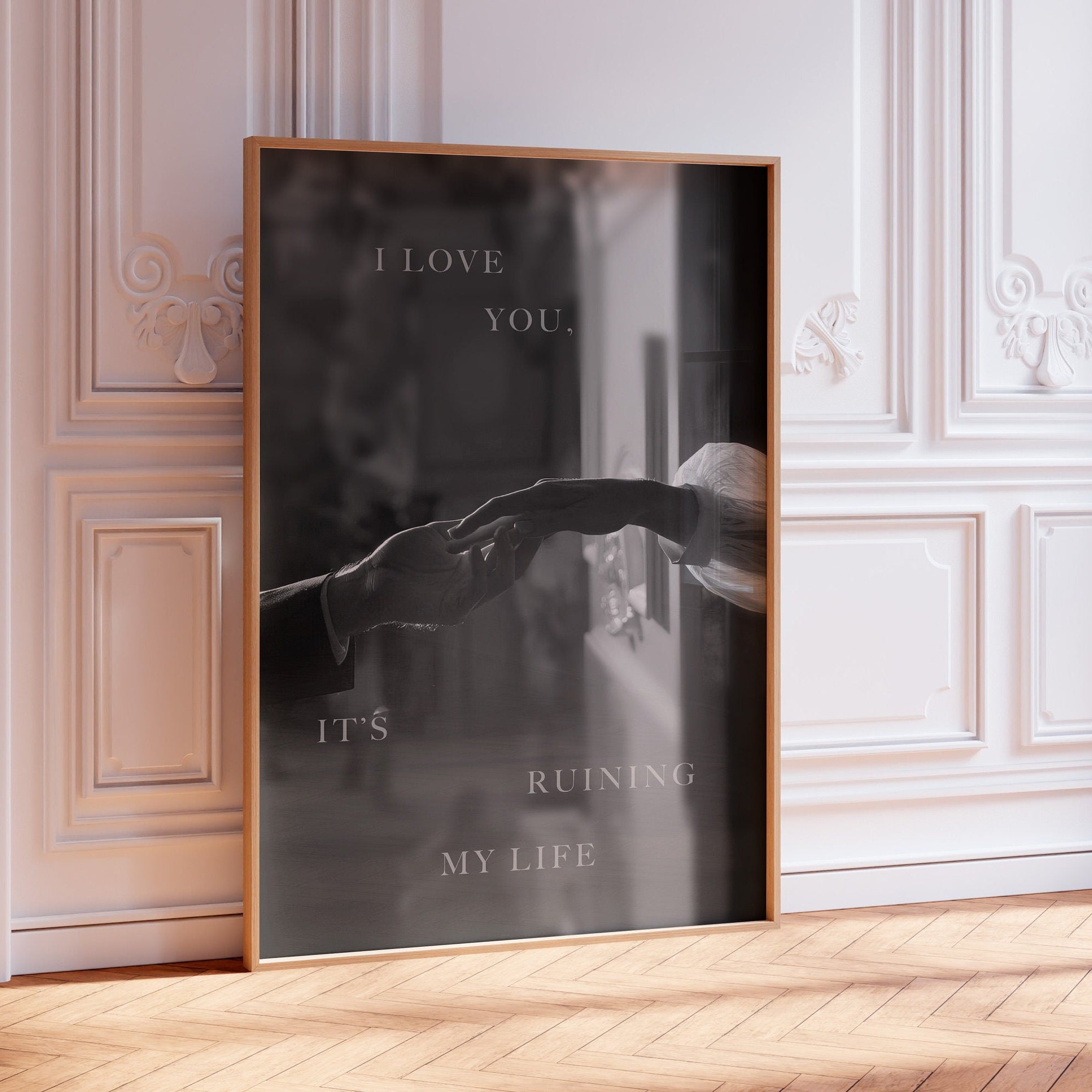 I Love You, It's Ruining My Life TTPD Taylor Swift–inspired poster wall art print