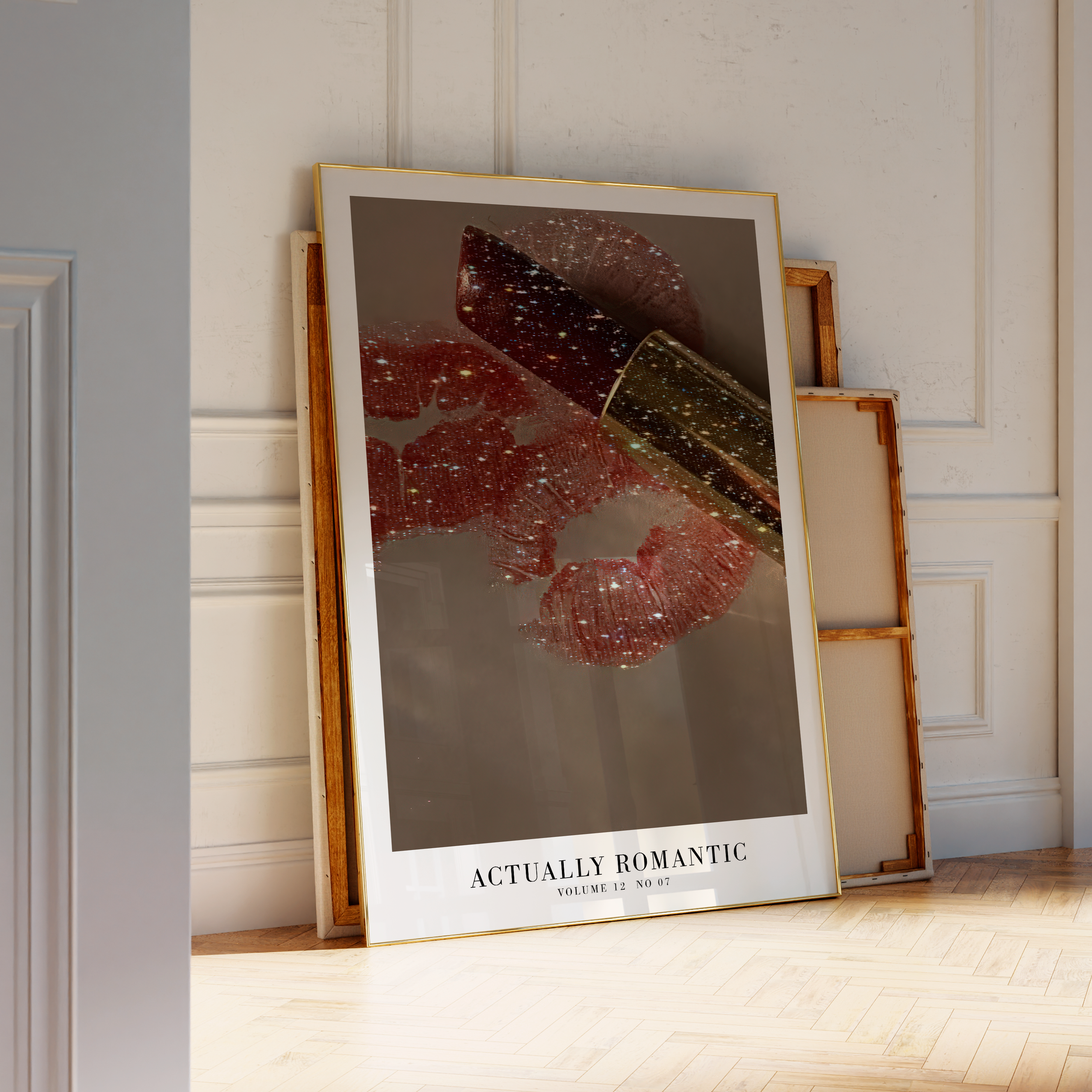 Romantic Haus Of Moods lyric poster featuring The Life of a Showgirl, minimal Swiftie aesthetic prints for showgirl fans