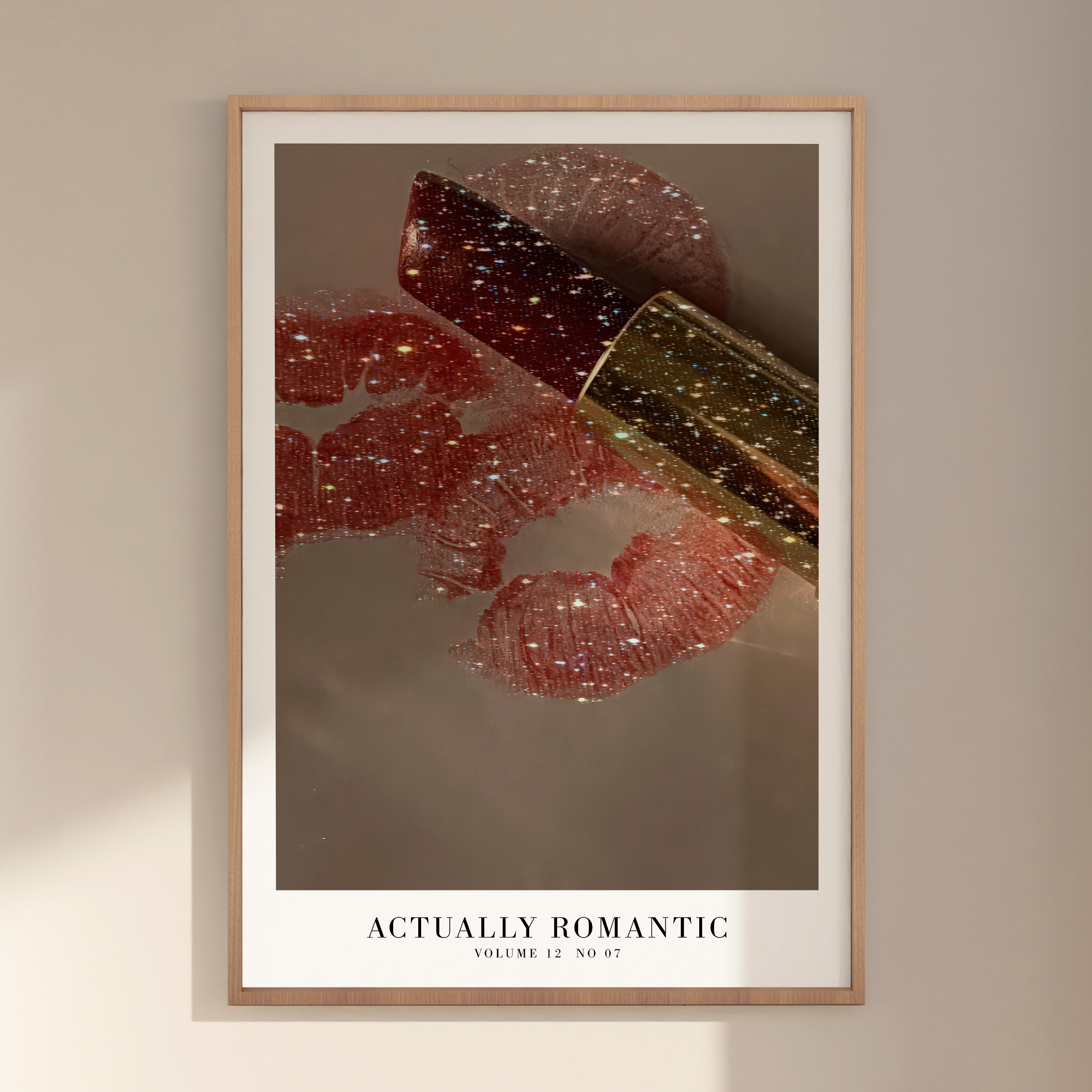 Romantic Haus Of Moods lyric poster featuring The Life of a Showgirl, minimal Swiftie aesthetic prints for showgirl fans