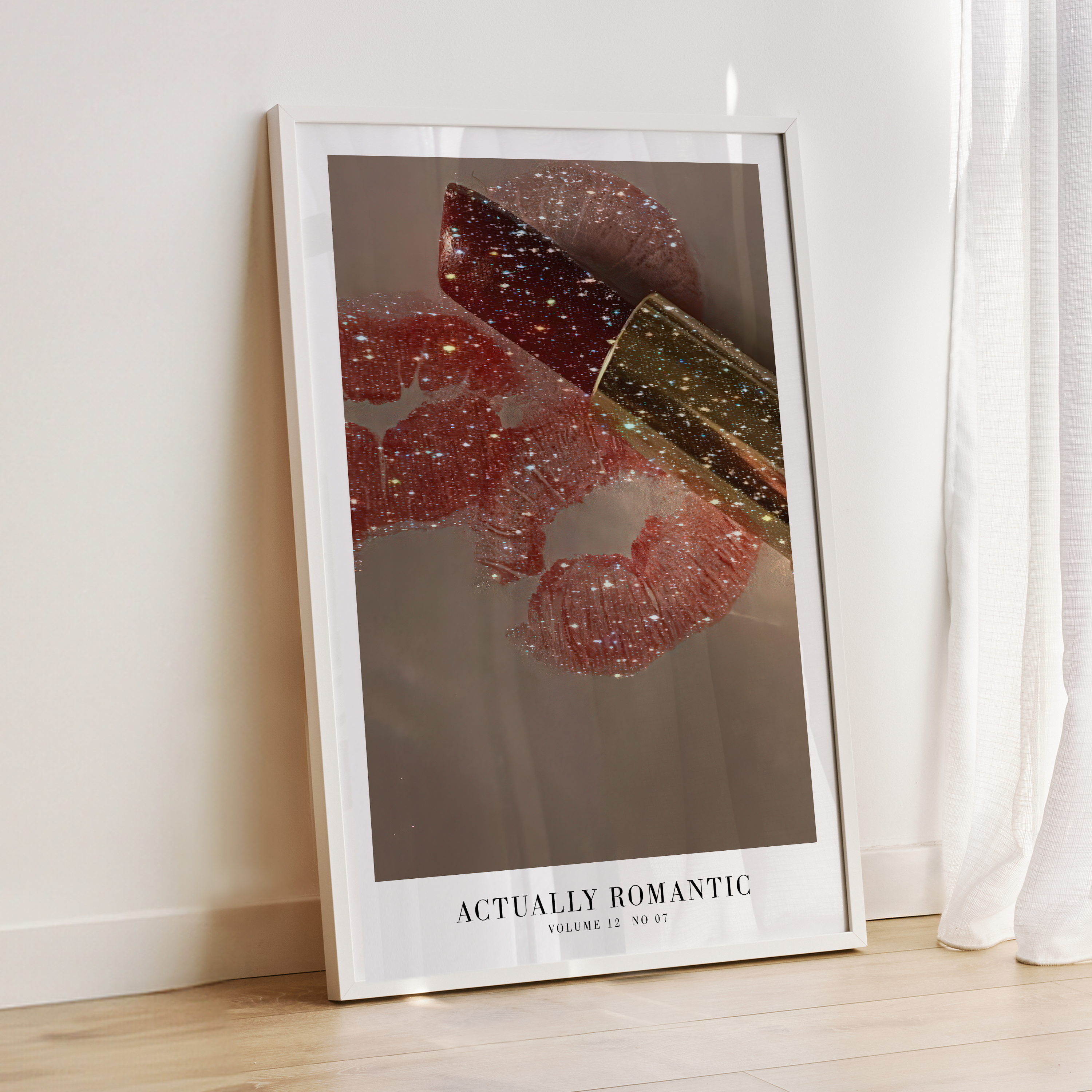 Romantic Haus Of Moods lyric poster featuring The Life of a Showgirl, minimal Swiftie aesthetic prints for showgirl fans