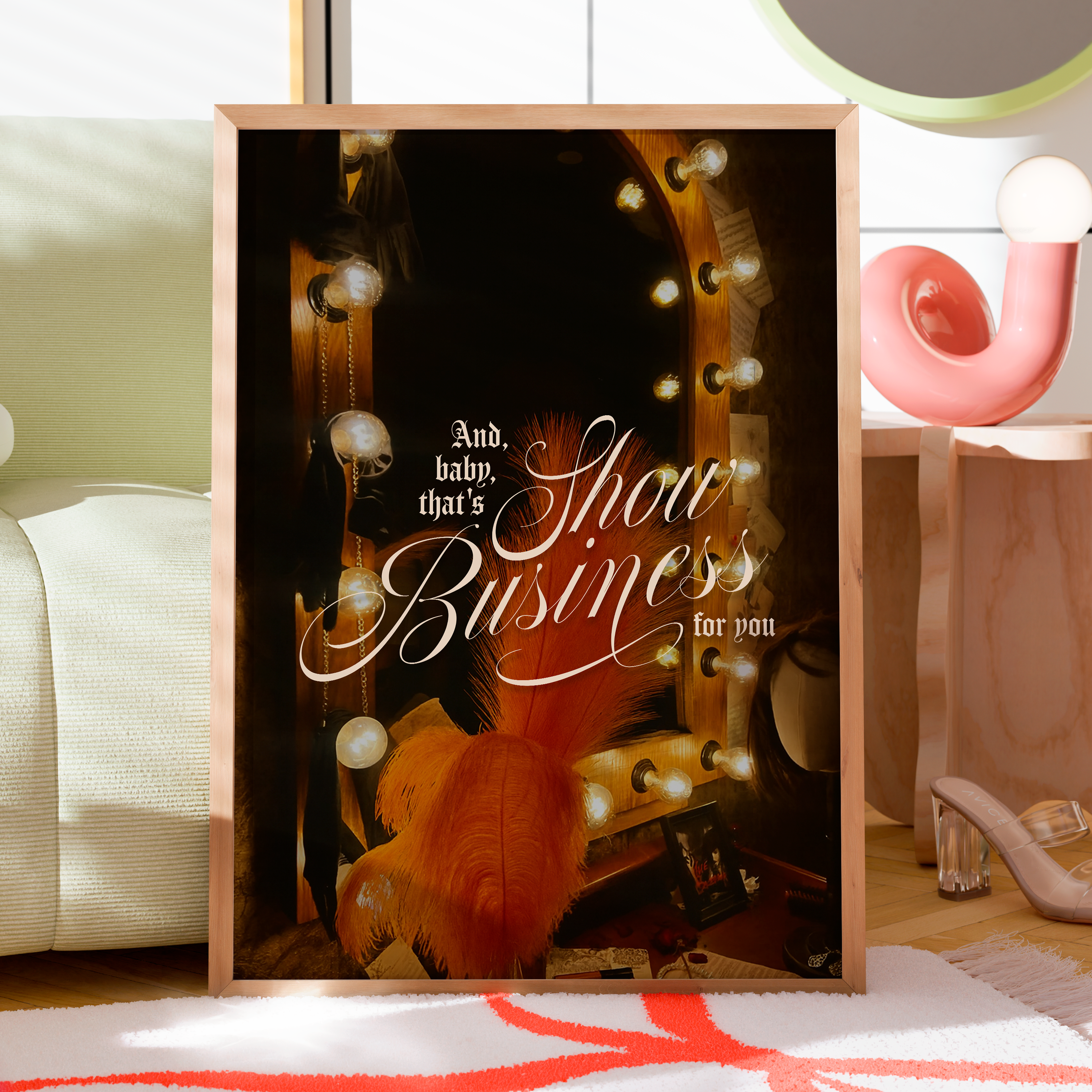 Show Business Life of a Showgirl Taylor Swift–inspired poster — detail view 9