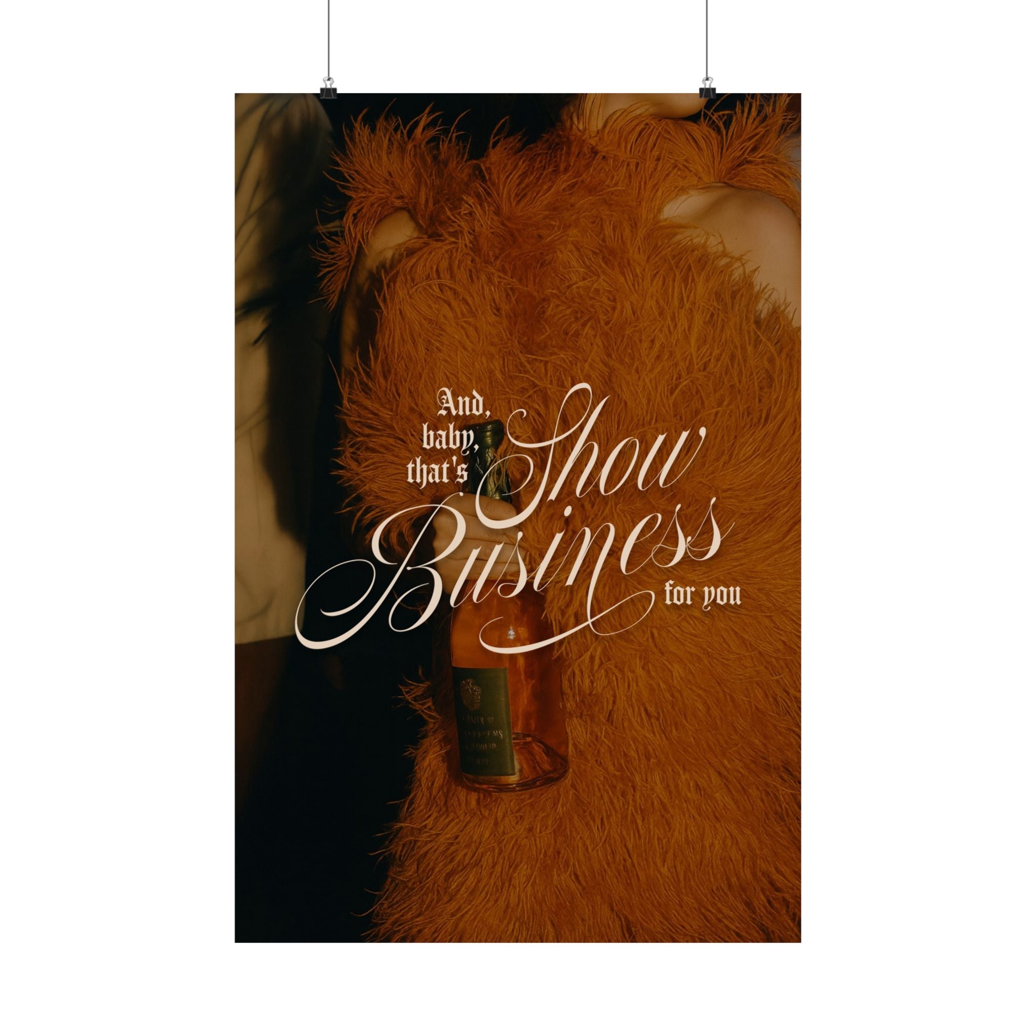 Show Business Life of a Showgirl Taylor Swift–inspired poster — detail view 6