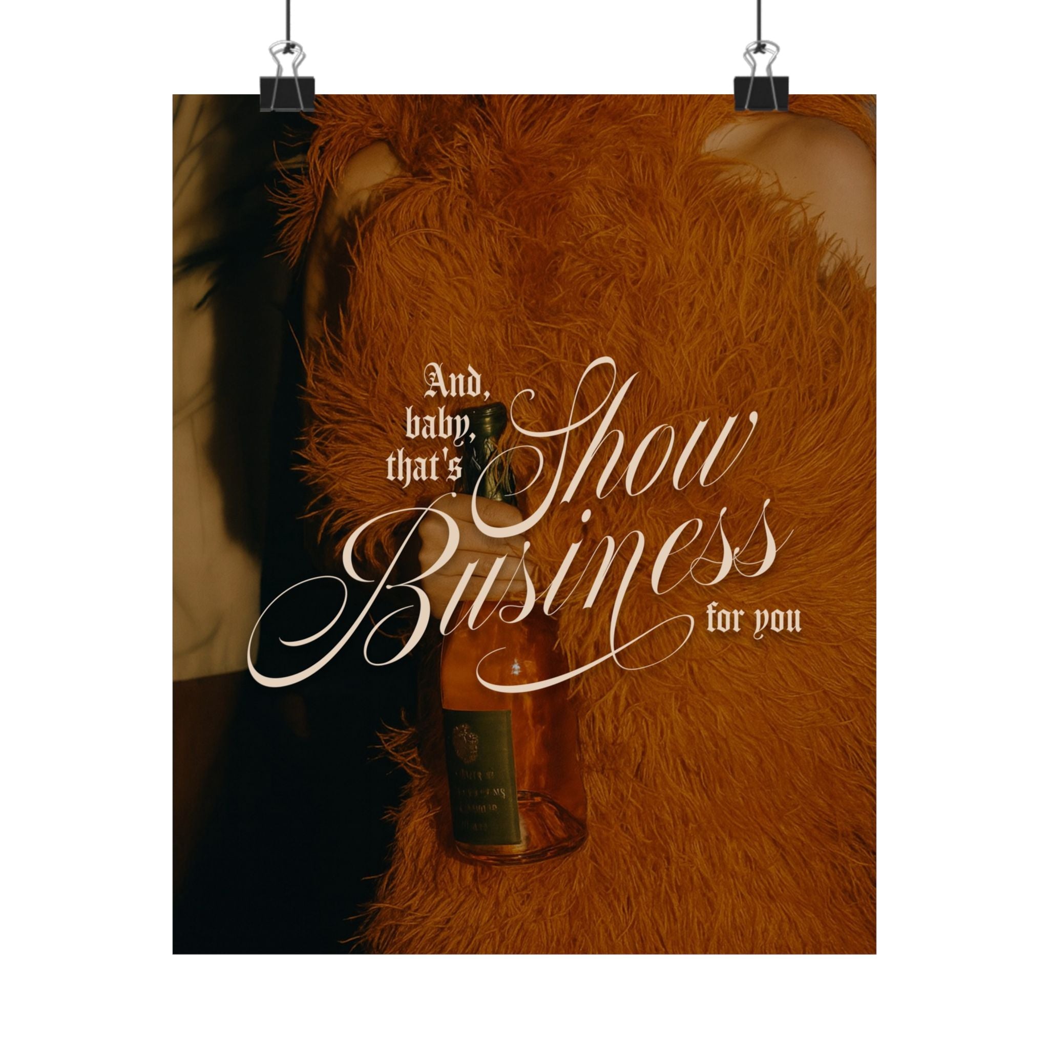 Show Business Life of a Showgirl Taylor Swift–inspired poster — detail view 7