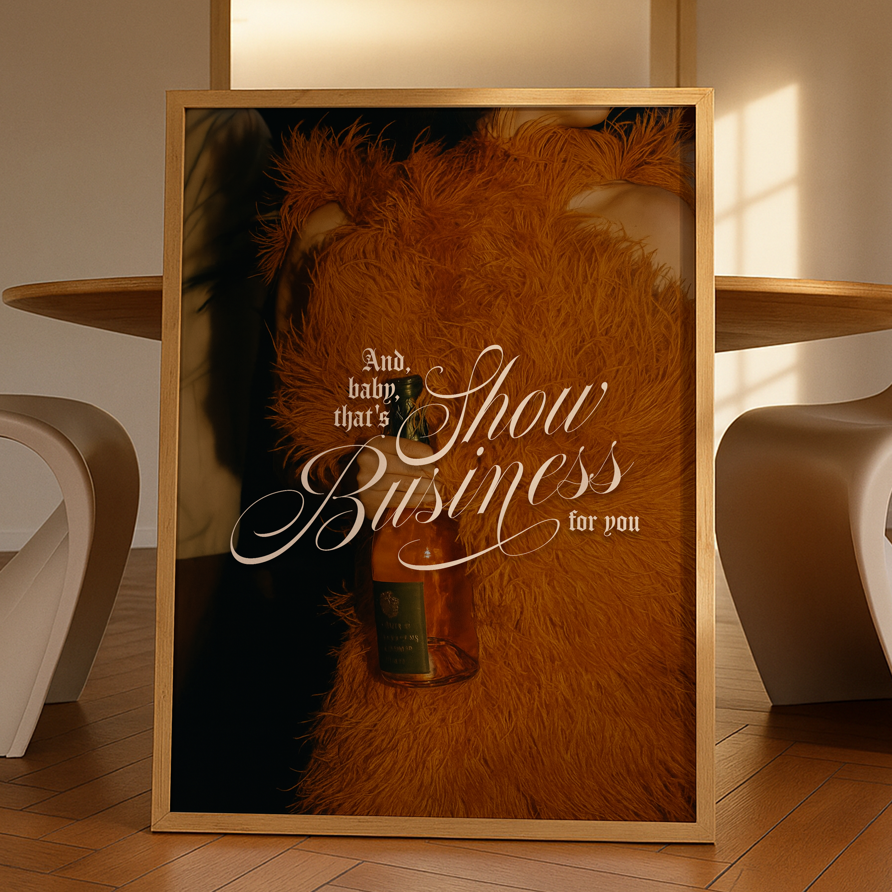 Show Business Life of a Showgirl Taylor Swift–inspired poster — detail view 9