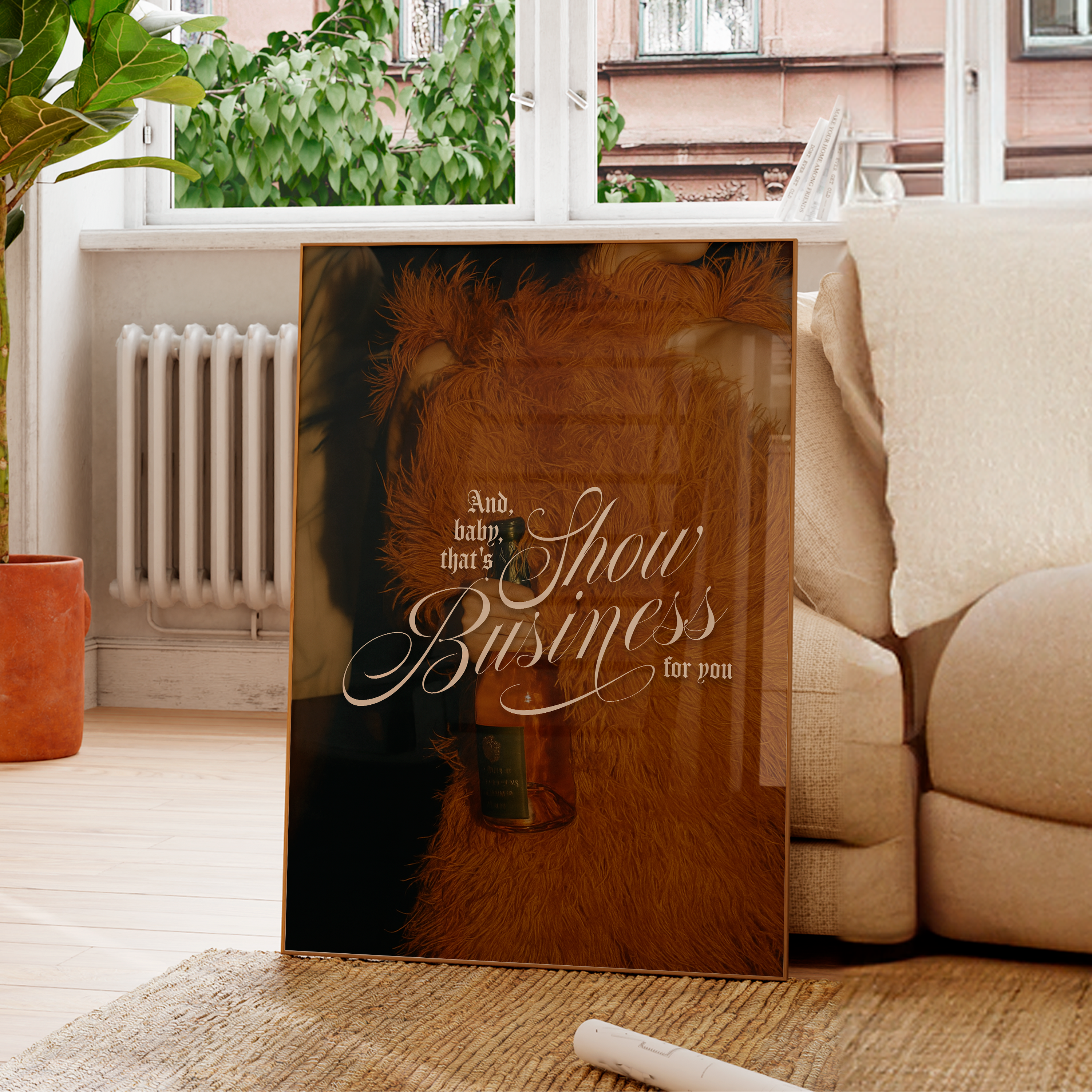 Show Business Showgirl poster featuring The Life of a Showgirl, Swiftie Gifts, Minimal Wall Art, Song Poster, Aesthetic Prints