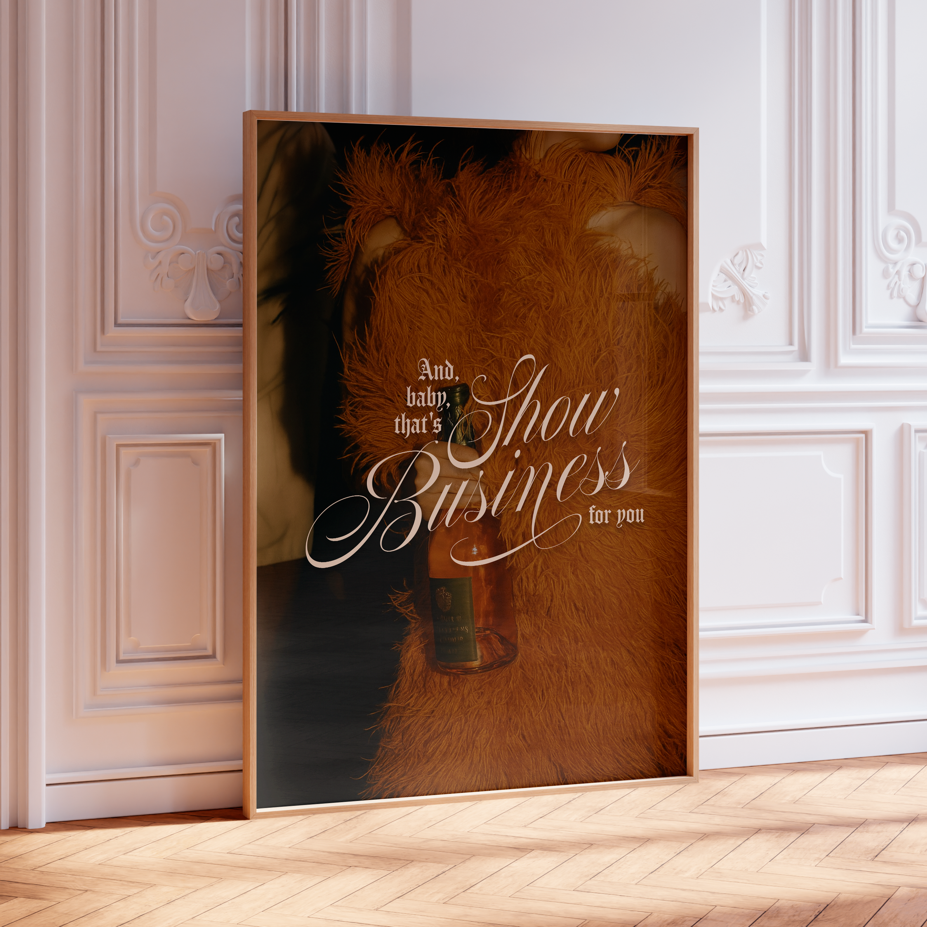 Show Business Showgirl poster featuring The Life of a Showgirl, Swiftie Gifts, Minimal Wall Art, Song Poster, Aesthetic Prints