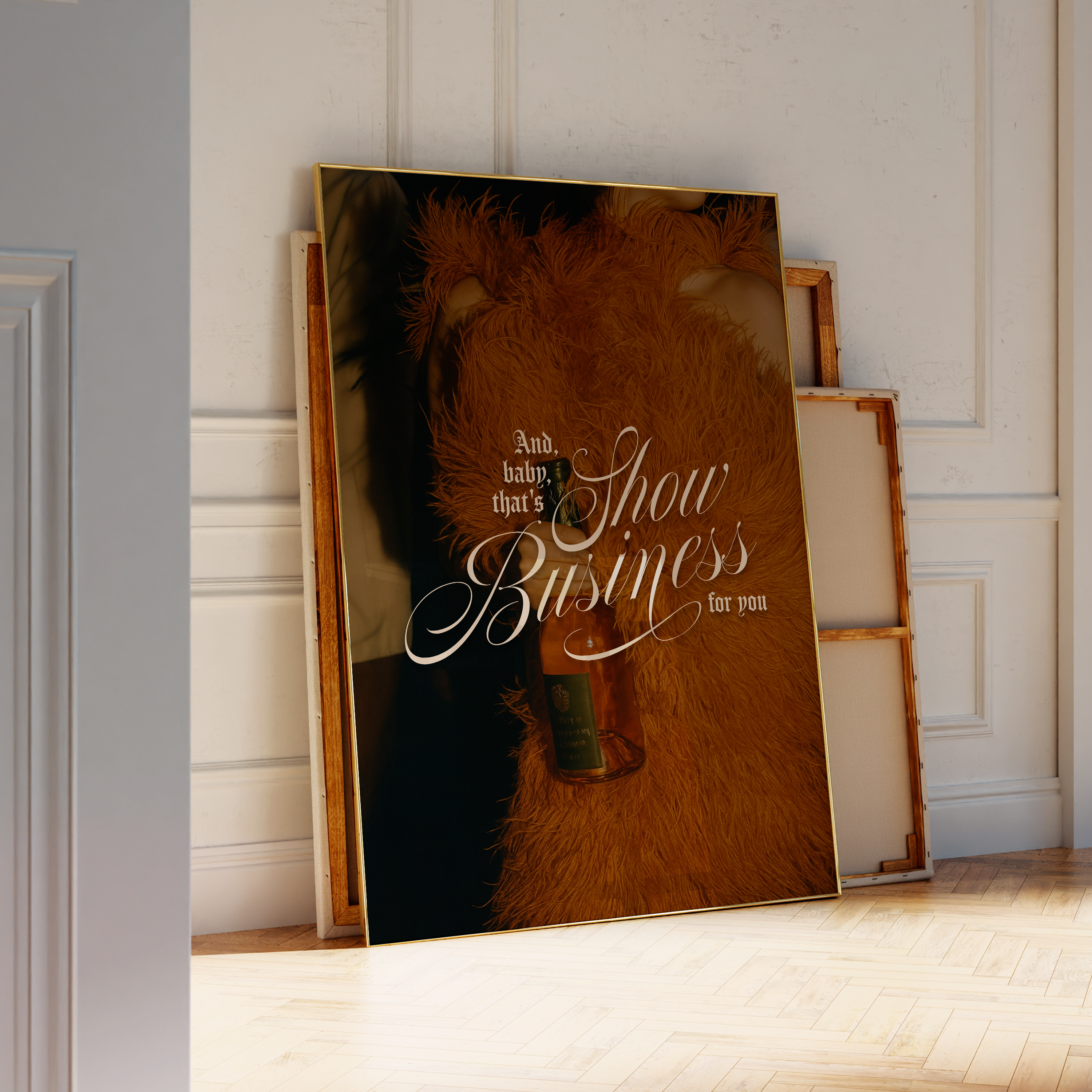 Show Business Showgirl poster featuring The Life of a Showgirl, Swiftie Gifts, Minimal Wall Art, Song Poster, Aesthetic Prints