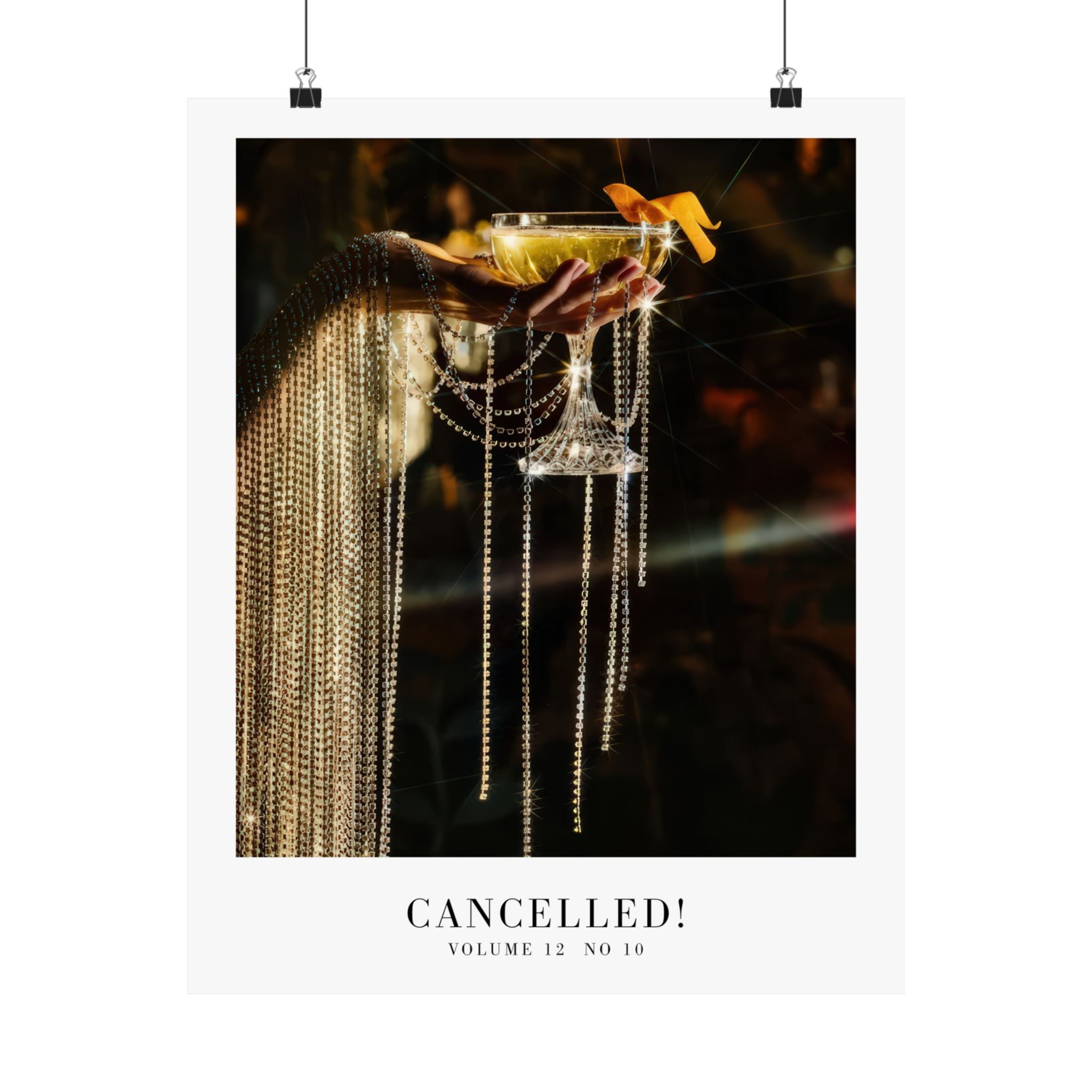 Showgirl wall art featuring aesthetic posters, Swiftie song posters, minimal design, bar cart prints celebrating life of a showgirl, Cancelled Poster