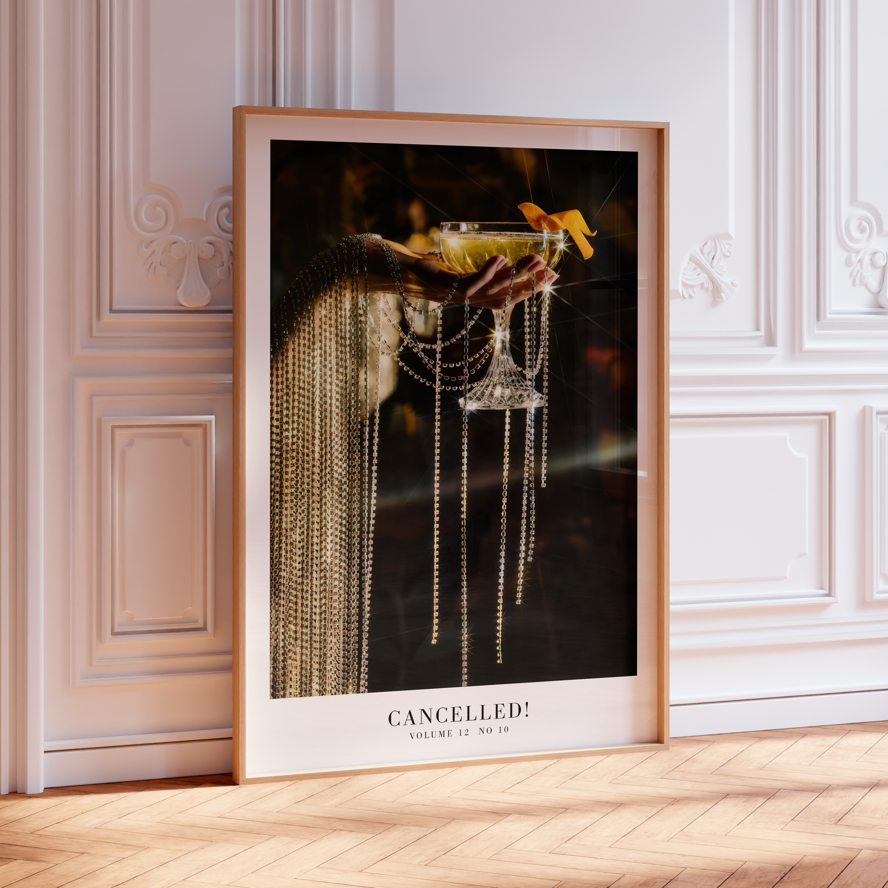 Showgirl wall art featuring aesthetic posters, Swiftie song posters, minimal design, bar cart prints celebrating life of a showgirl, Cancelled Poster