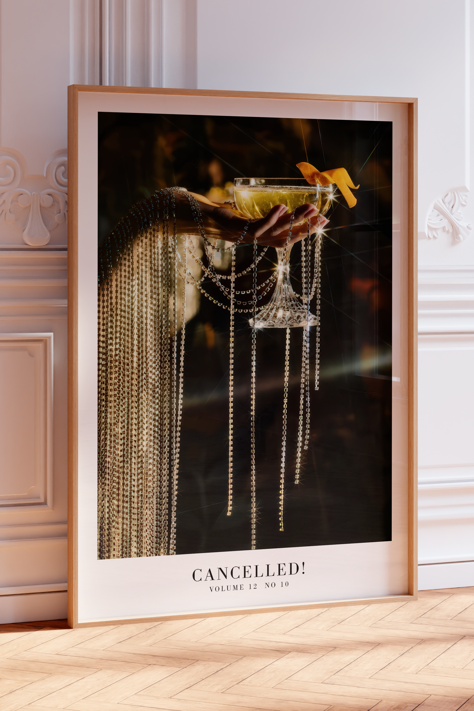 Showgirl wall art featuring aesthetic posters, Swiftie song posters, minimal design, bar cart prints celebrating life of a showgirl, Cancelled Poster