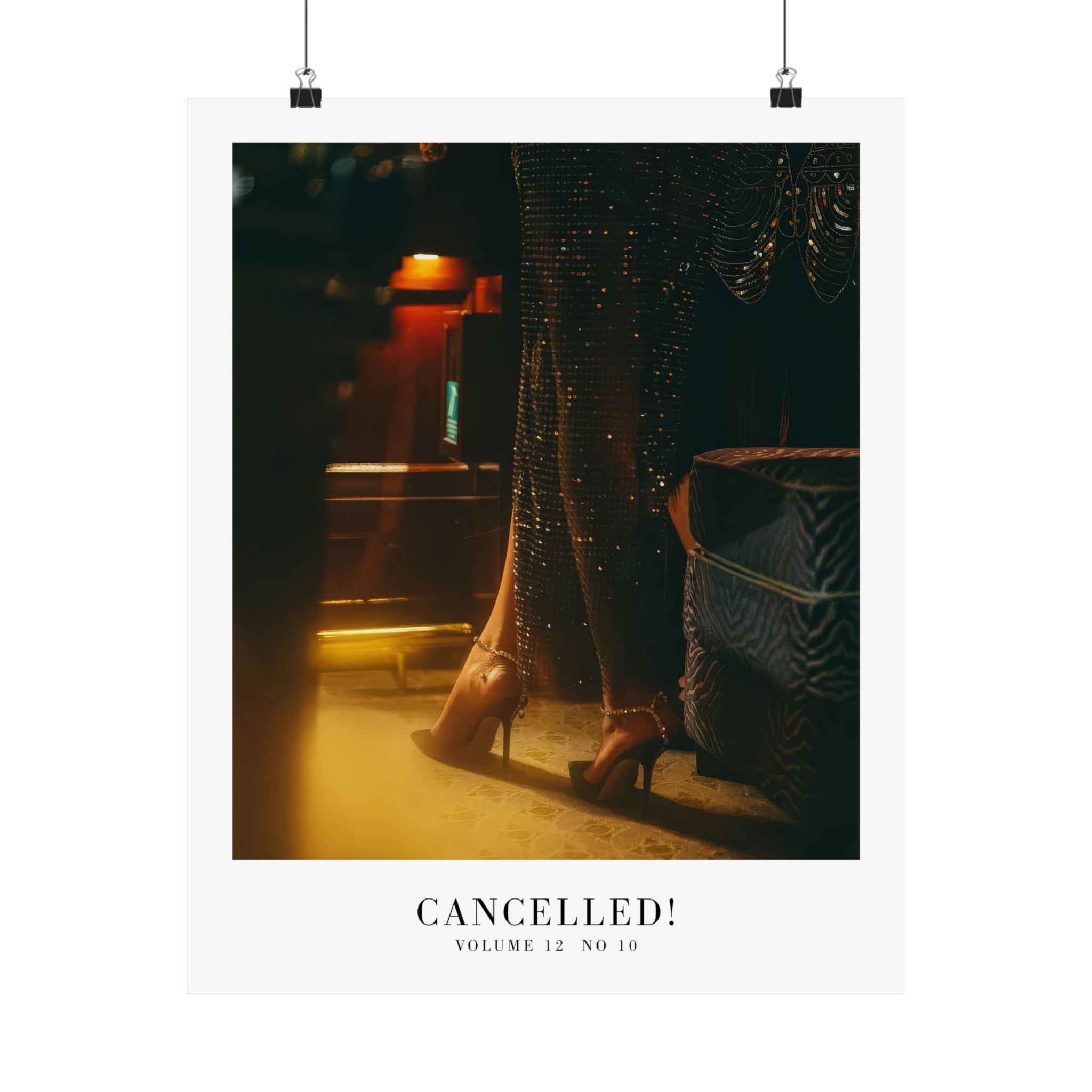 CANCELLED Life of a Showgirl Taylor Swift–inspired poster — detail view 4