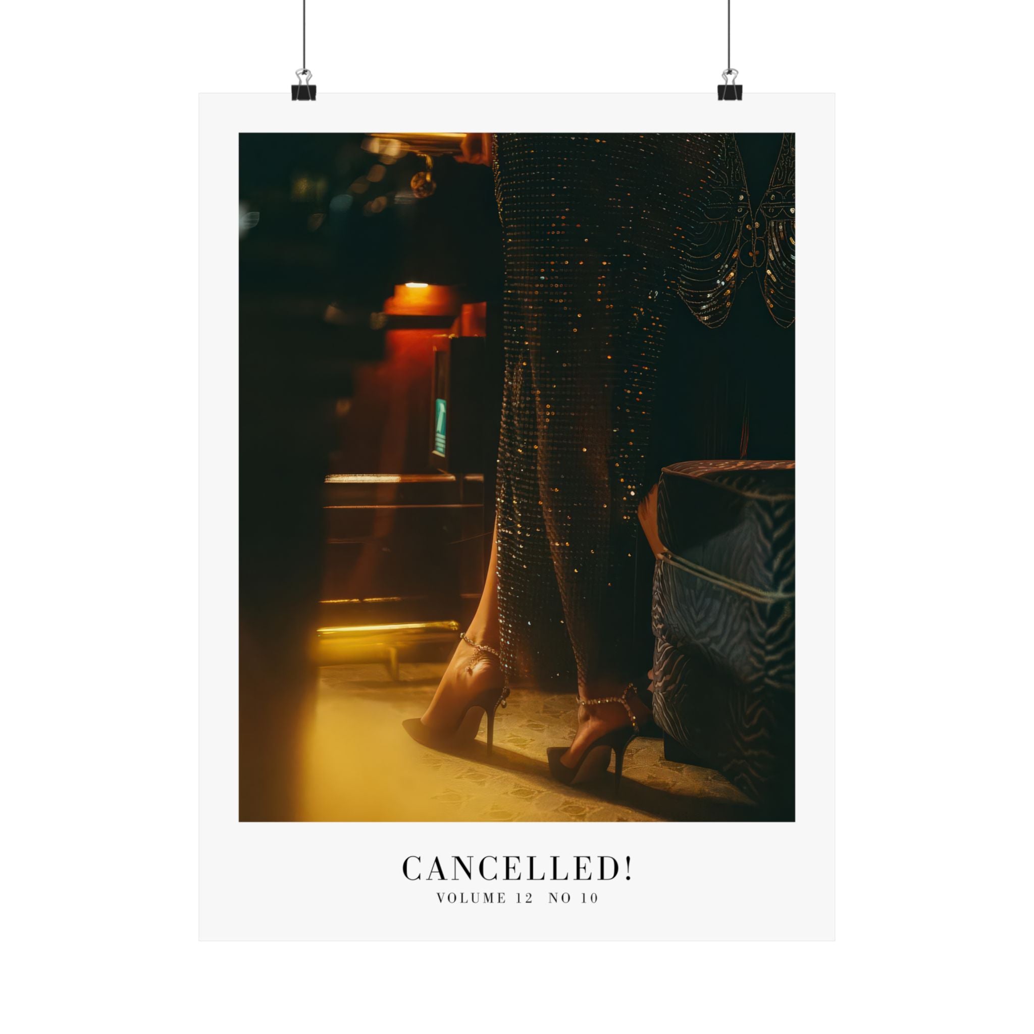 CANCELLED Life of a Showgirl Taylor Swift–inspired poster — detail view 6