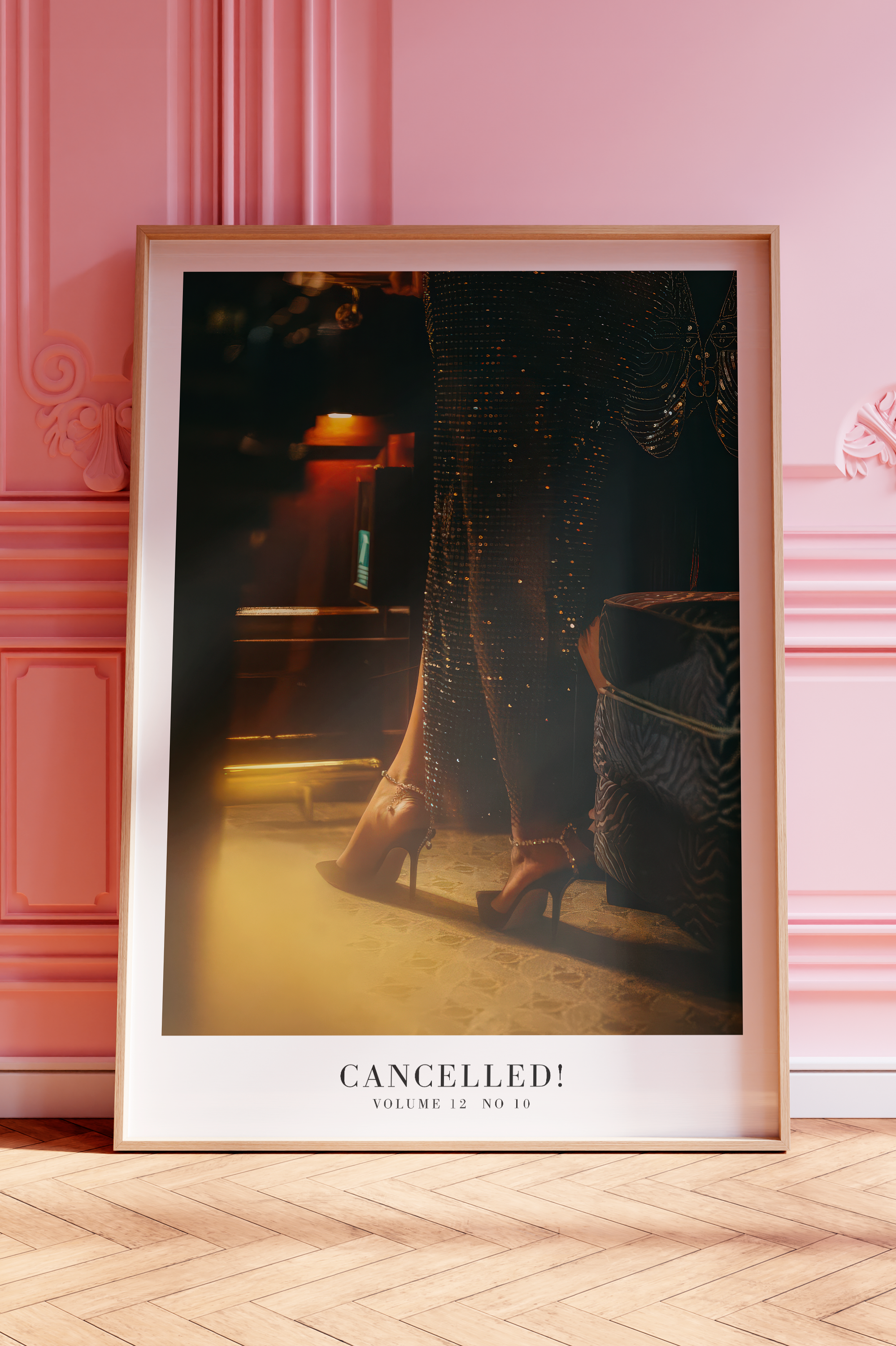 CANCELLED Life of a Showgirl Taylor Swift–inspired poster — detail view 9