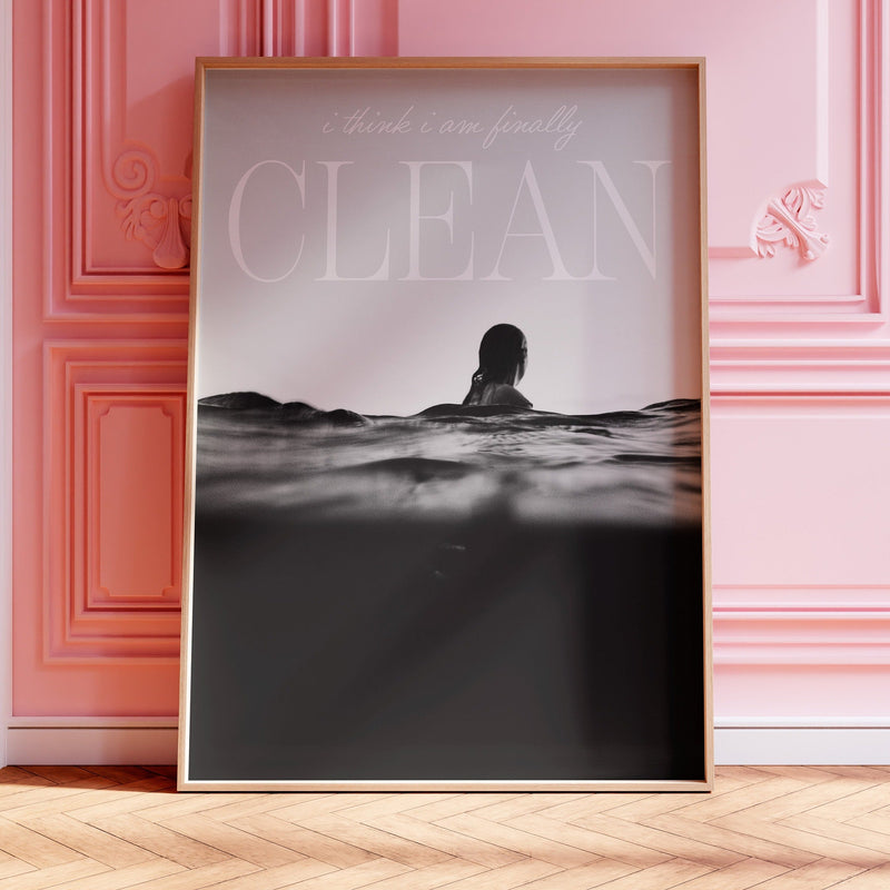 Clean 1989-era Taylor Swift–inspired poster wall art print
