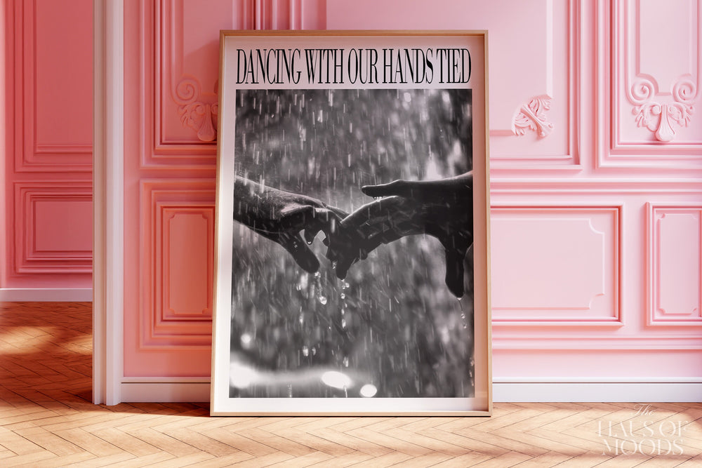 Dancing With Our Hands Tied Reputation-era Taylor Swift–inspired poster wall art print