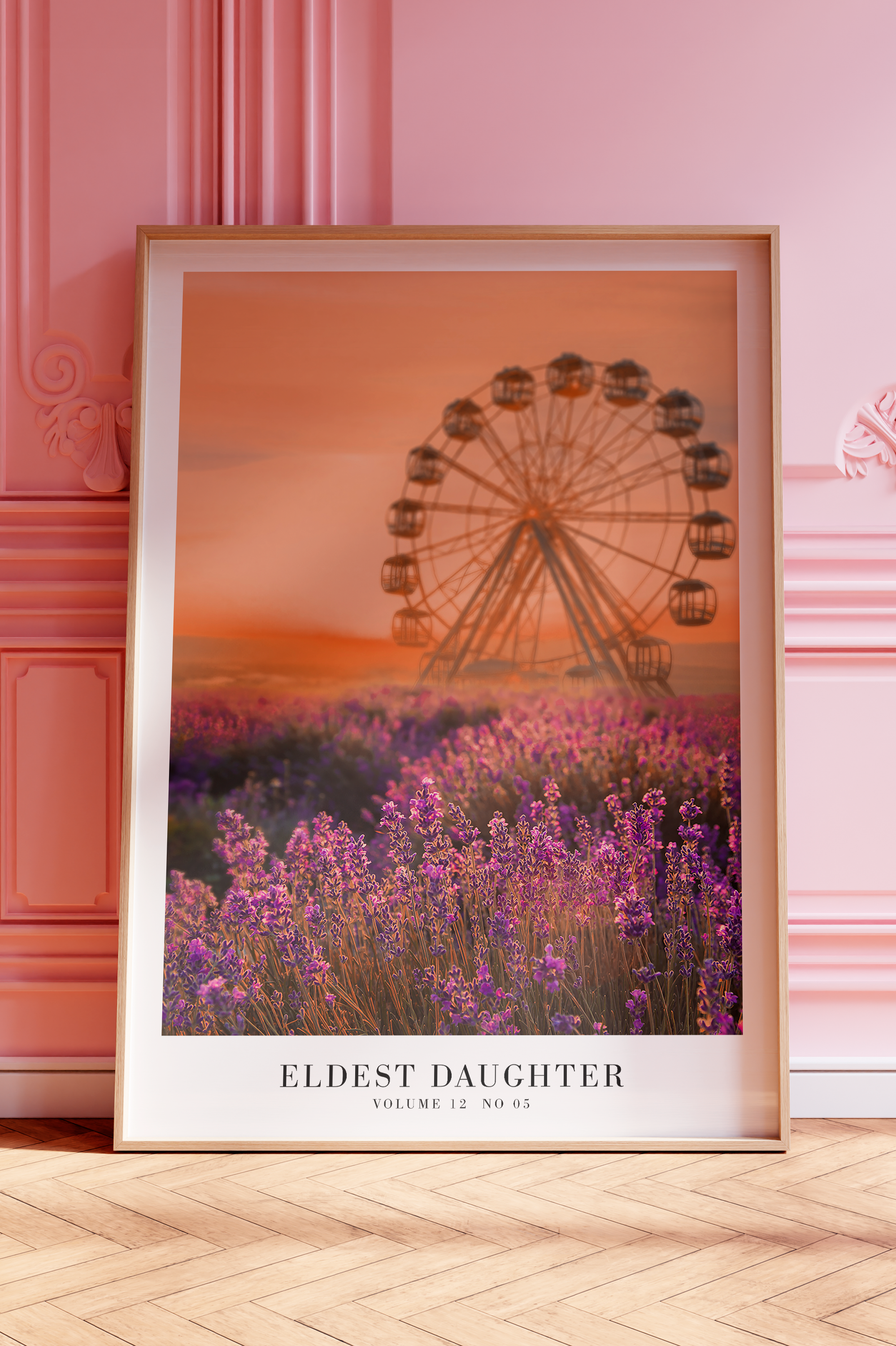 The Life of A Showgirl minimal song poster featuring the eldest daughter, perfect Swiftie gifts highlighting showgirl themes.