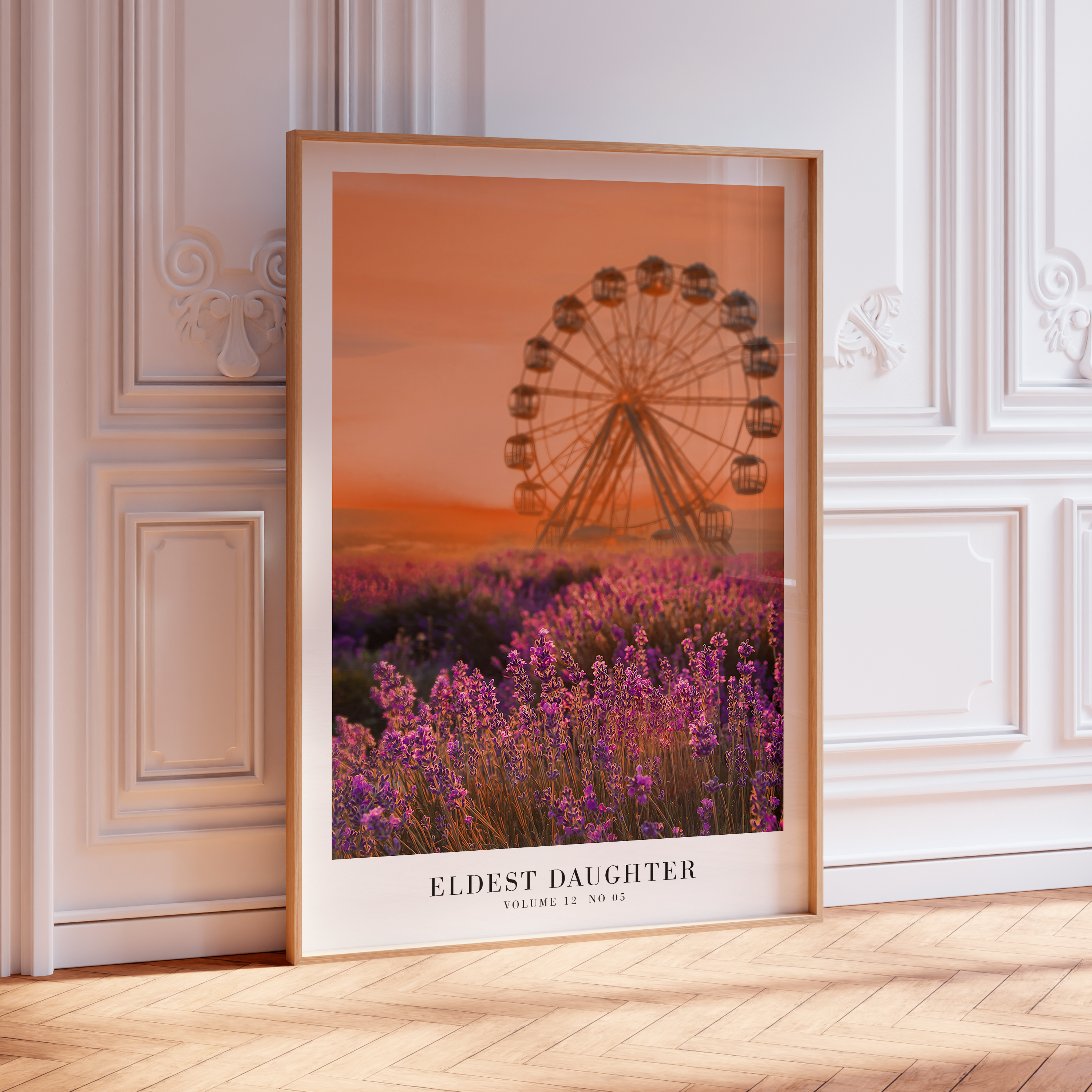 The Life of A Showgirl minimal song poster featuring the eldest daughter, perfect Swiftie gifts highlighting showgirl themes.