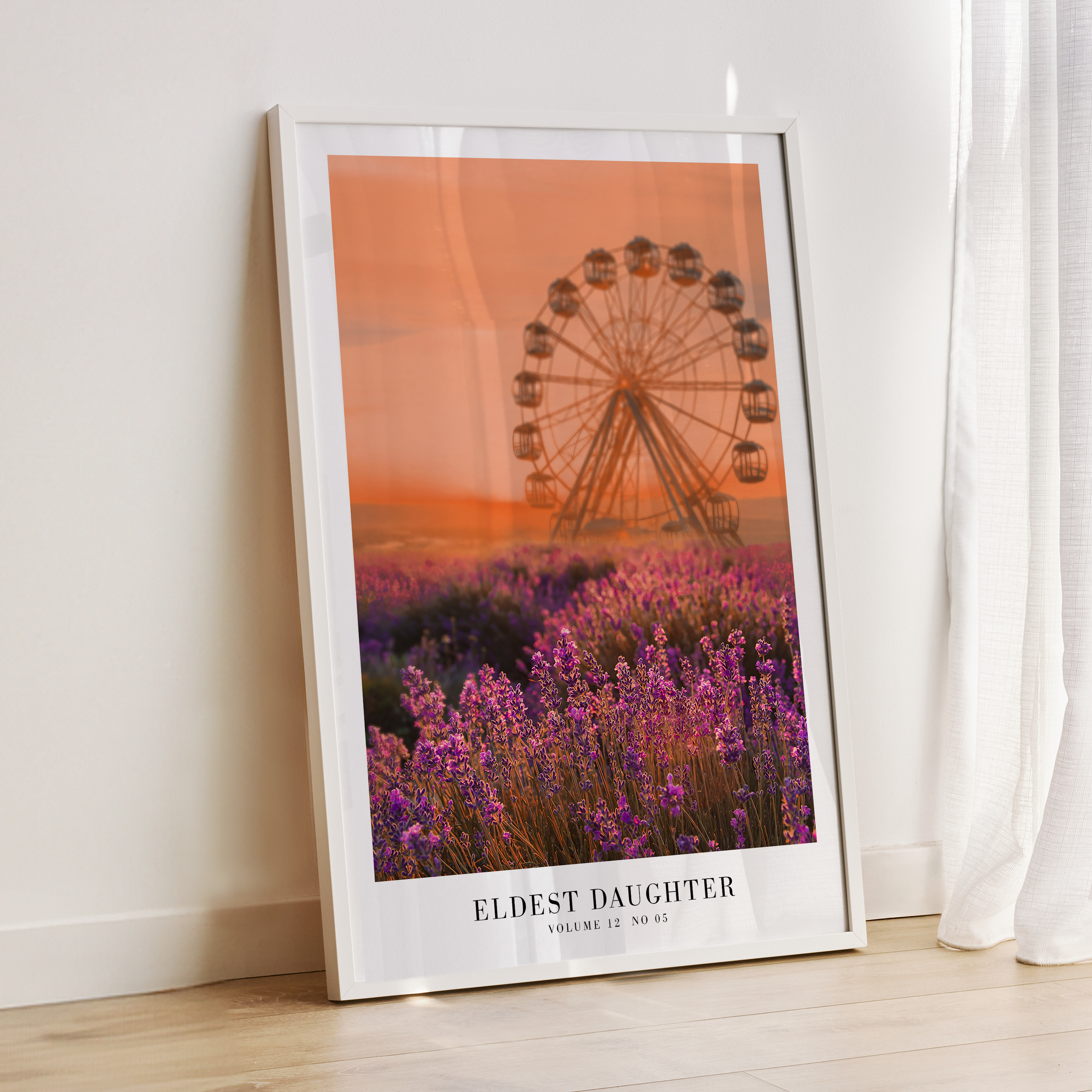 The Life of A Showgirl minimal song poster featuring the eldest daughter, perfect Swiftie gifts highlighting showgirl themes.