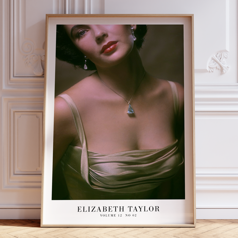 Elizabeth Taylor Life of a Showgirl Taylor Swift–inspired poster wall art print