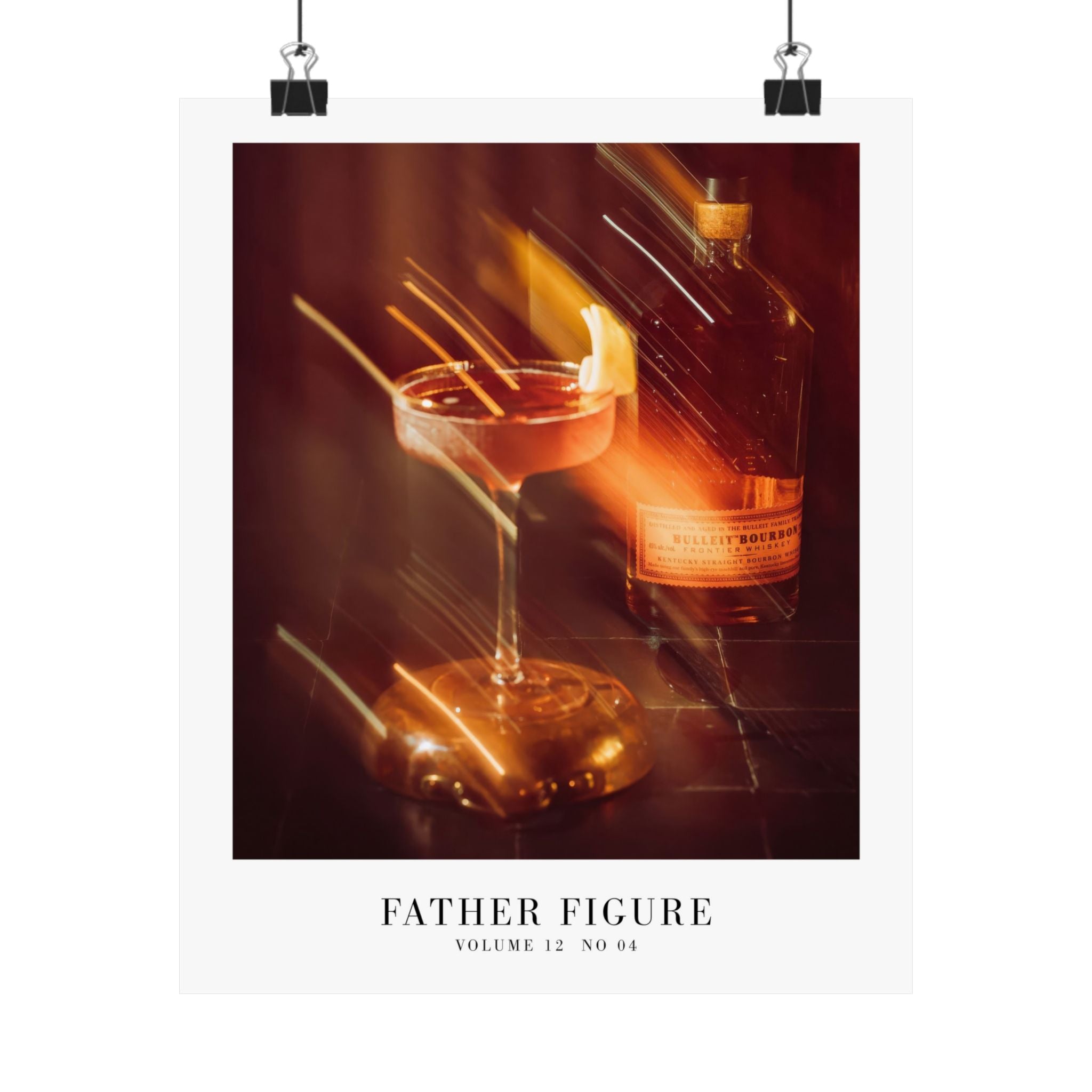 Father Figure poster featuring showgirl design, Swiftie aesthetic, minimal song wall art for stylish music decor