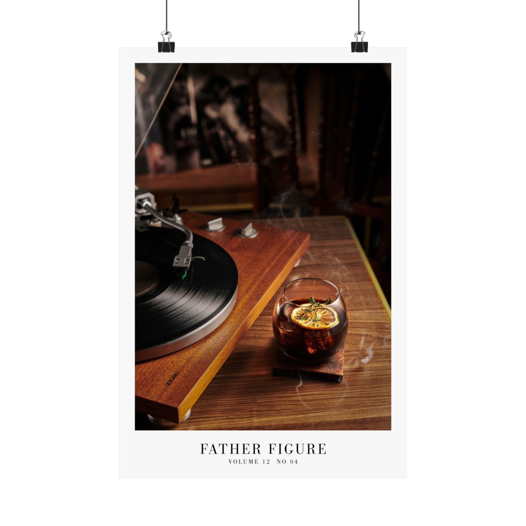 Father figure artwork featuring showgirl themes, perfect Swiftie gift and wall art for The Life of a Showgirl fans