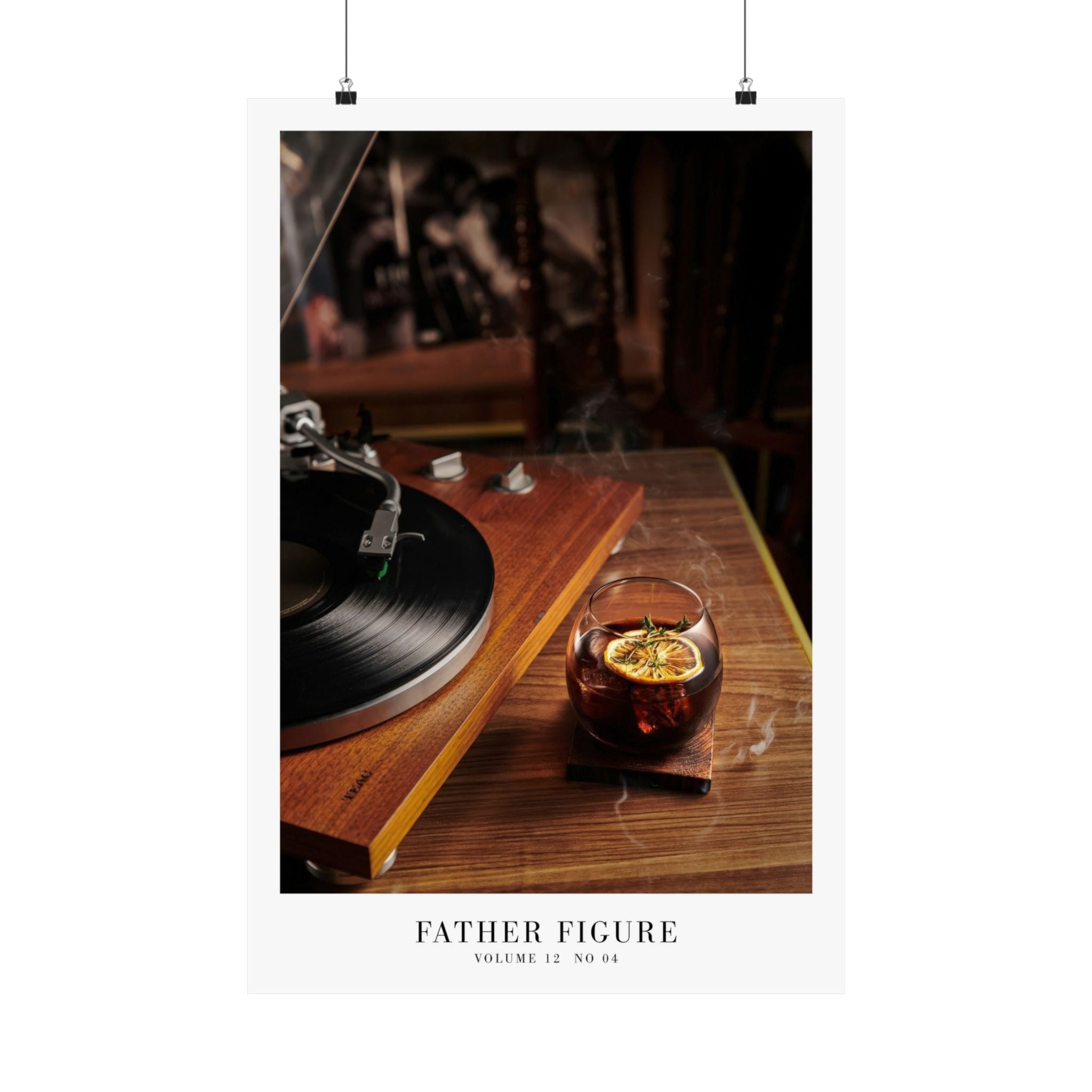 Father figure artwork featuring showgirl themes, perfect Swiftie gift and wall art for The Life of a Showgirl fans