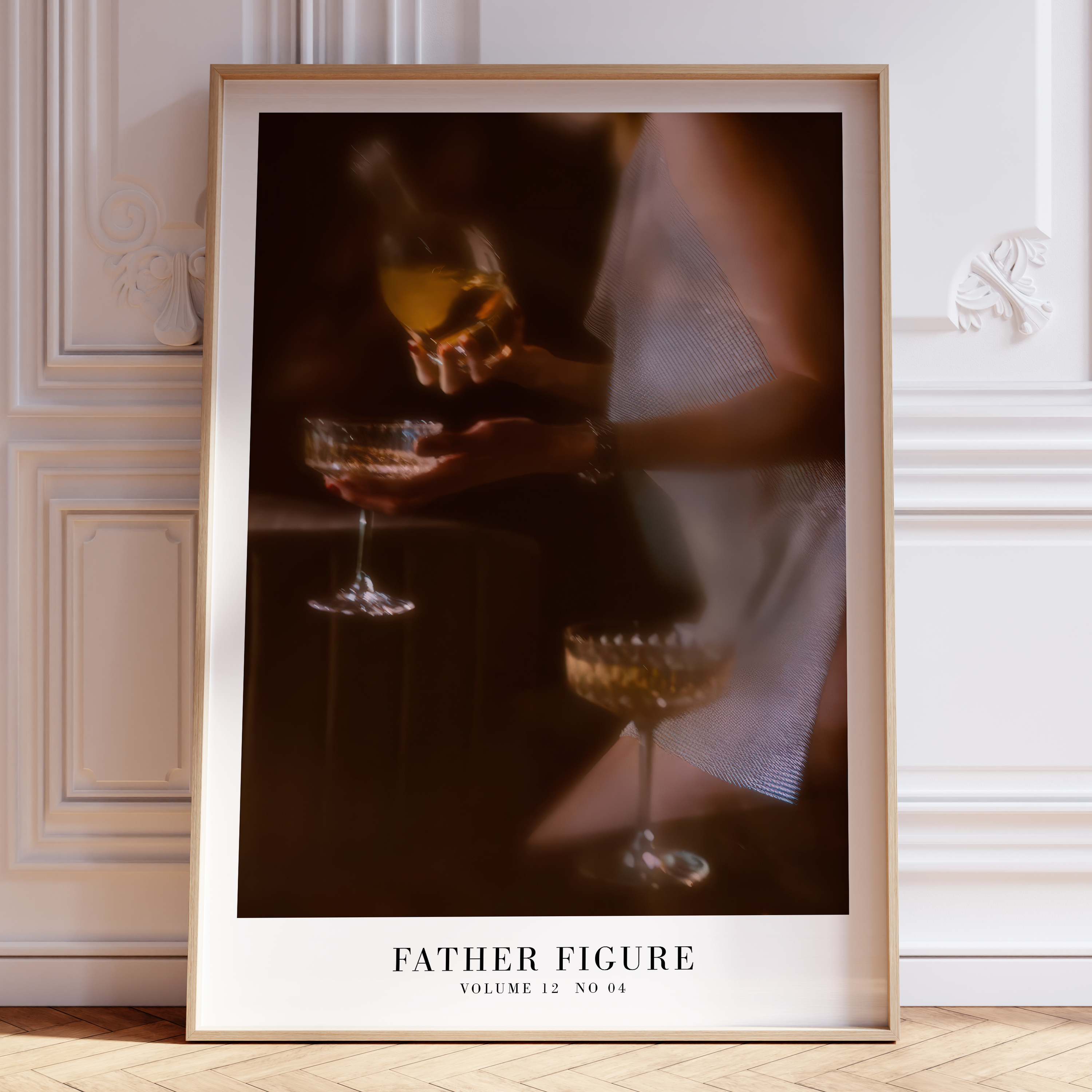 Father Figure, Swiftie Gift, Bar Cart Art, Swiftie Wall Art, The Life of a Showgirl, Showgirl Aesthetic, Minimal Song Poster