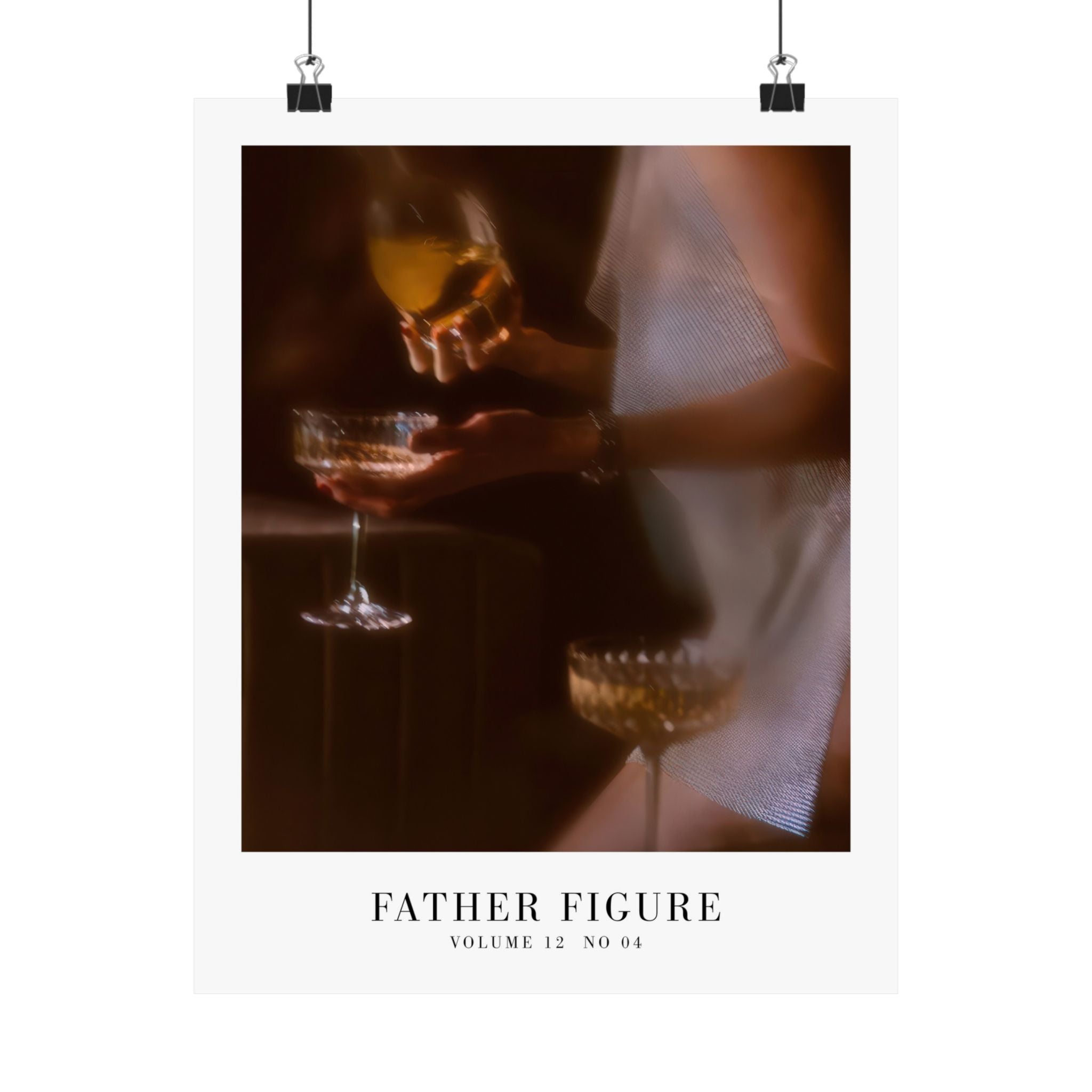 Father Figure, Swiftie Gift, Bar Cart Art, Swiftie Wall Art, The Life of a Showgirl, Showgirl Aesthetic, Minimal Song Poster