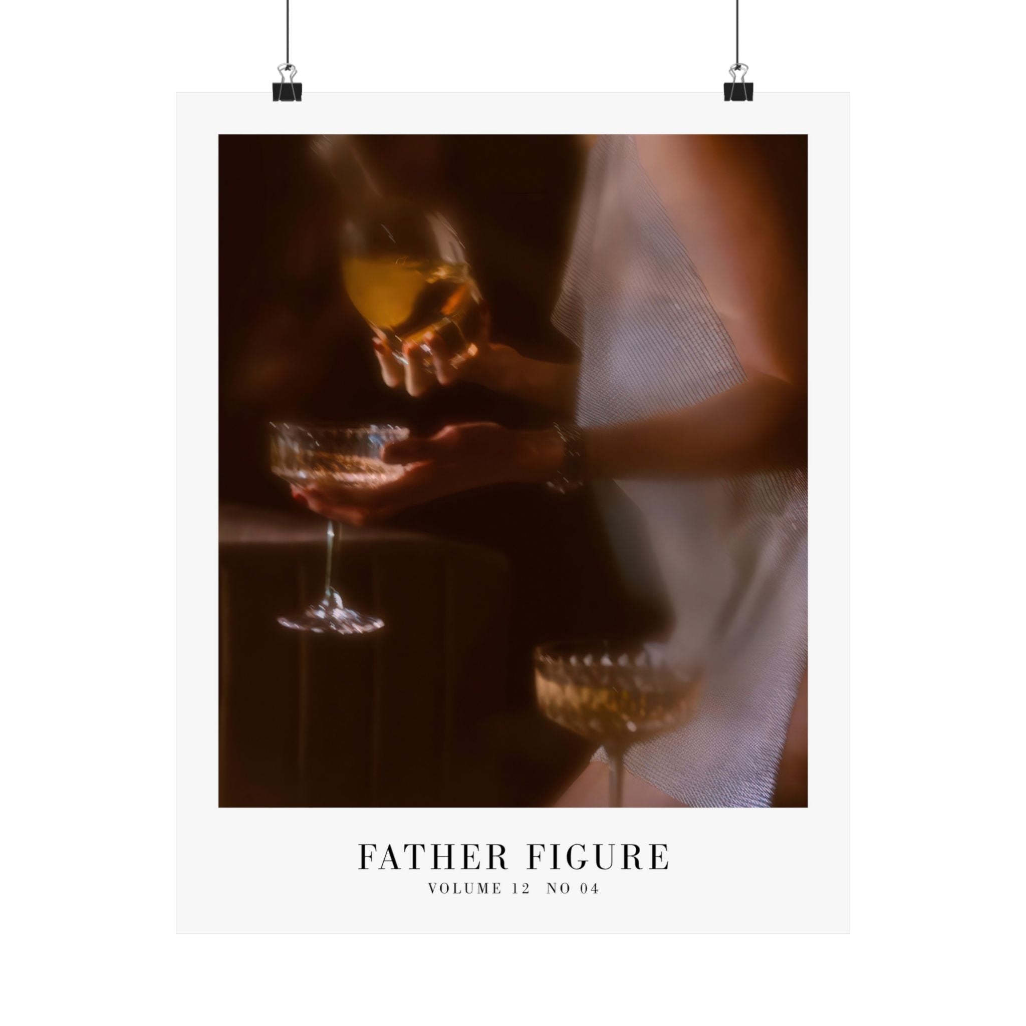 Father Figure, Swiftie Gift, Bar Cart Art, Swiftie Wall Art, The Life of a Showgirl, Showgirl Aesthetic, Minimal Song Poster