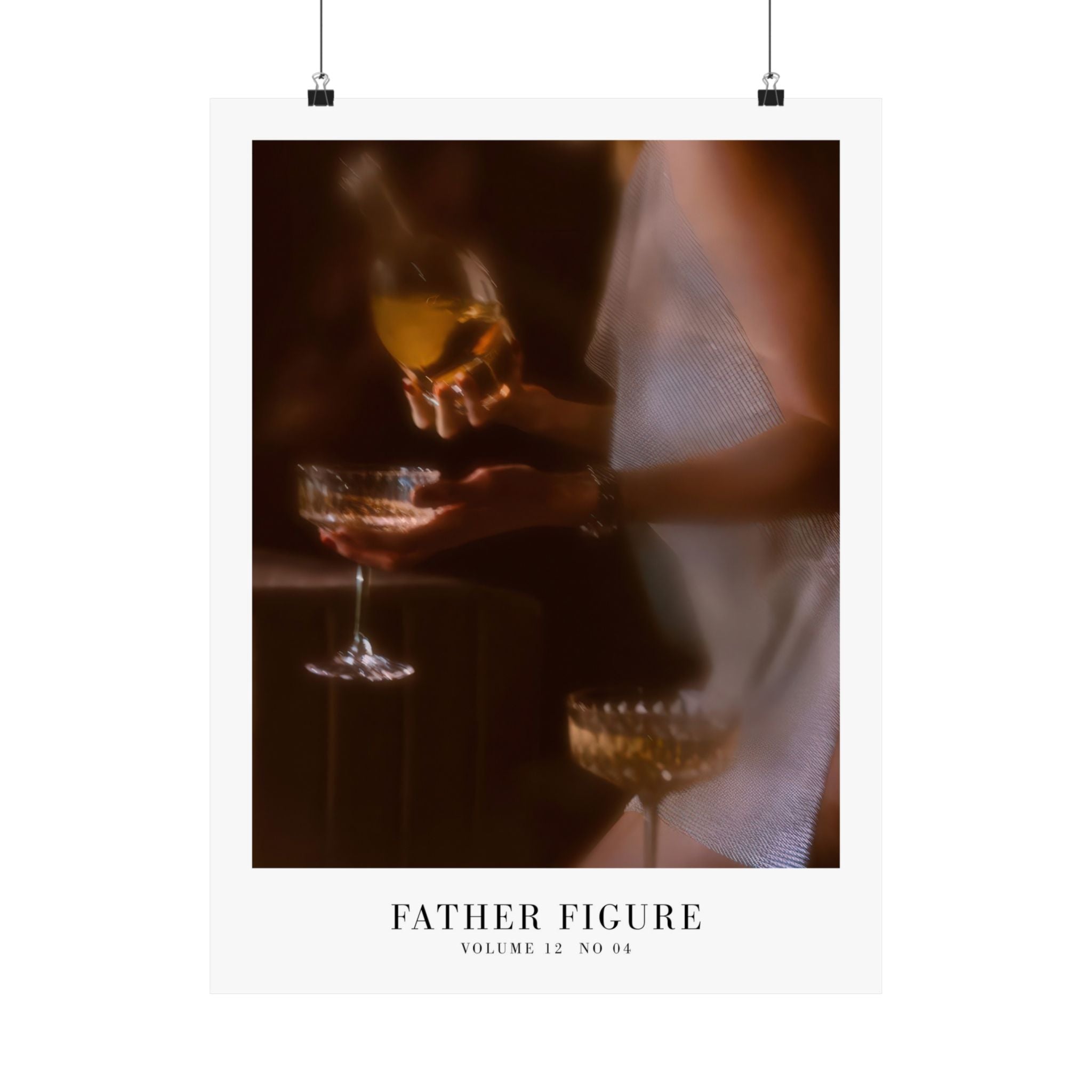 Father Figure, Swiftie Gift, Bar Cart Art, Swiftie Wall Art, The Life of a Showgirl, Showgirl Aesthetic, Minimal Song Poster