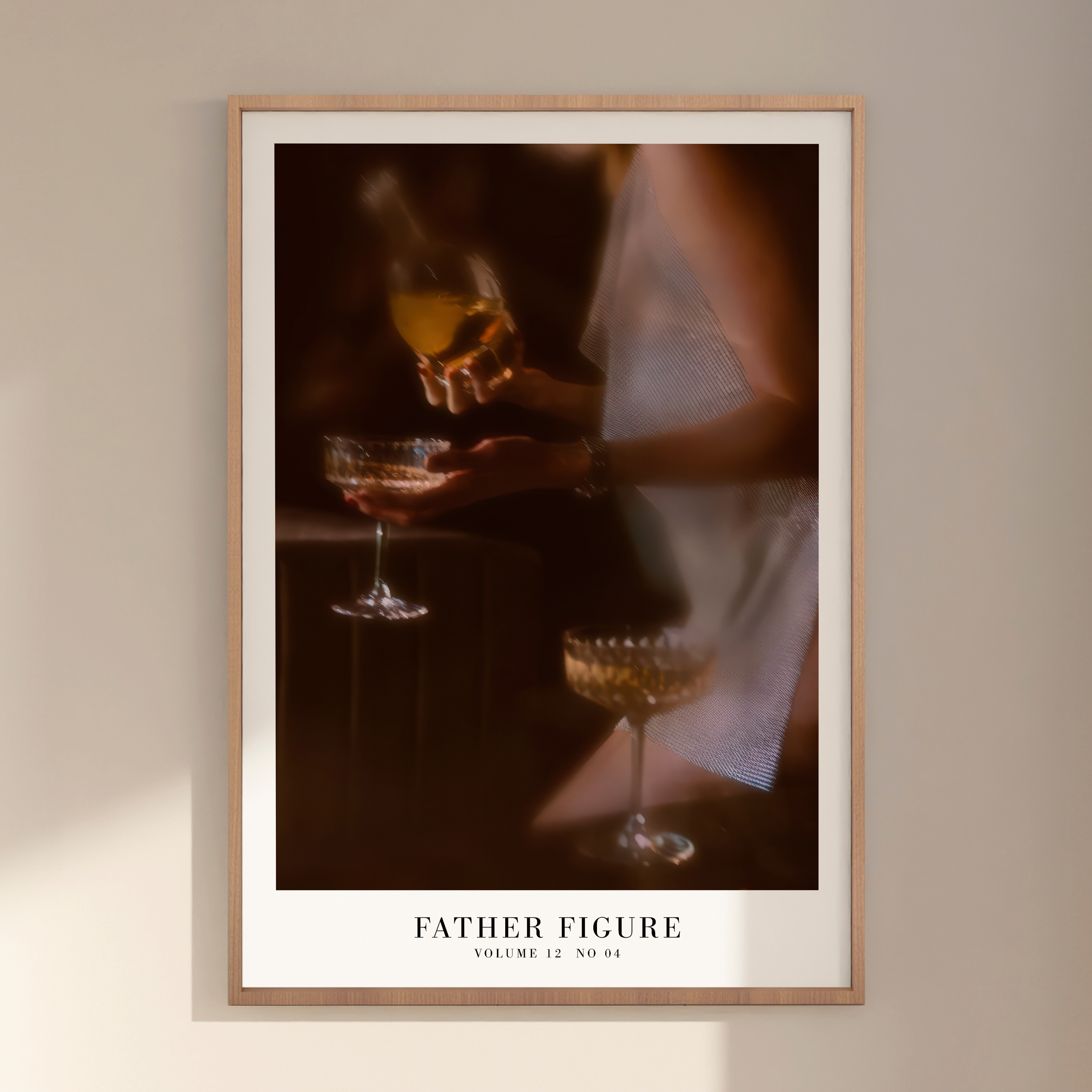 Father Figure, Swiftie Gift, Bar Cart Art, Swiftie Wall Art, The Life of a Showgirl, Showgirl Aesthetic, Minimal Song Poster