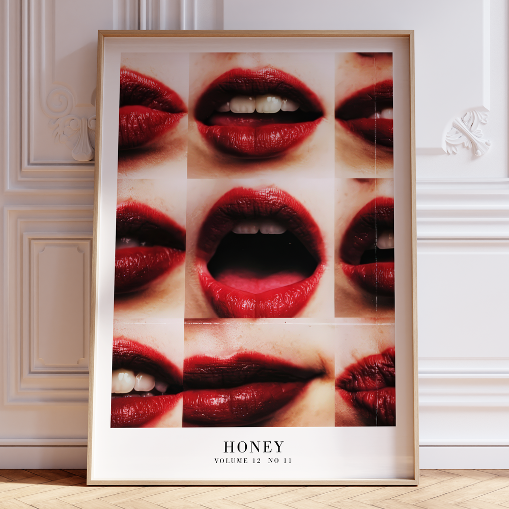 Honey Life of a Showgirl Taylor Swift–inspired poster wall art print