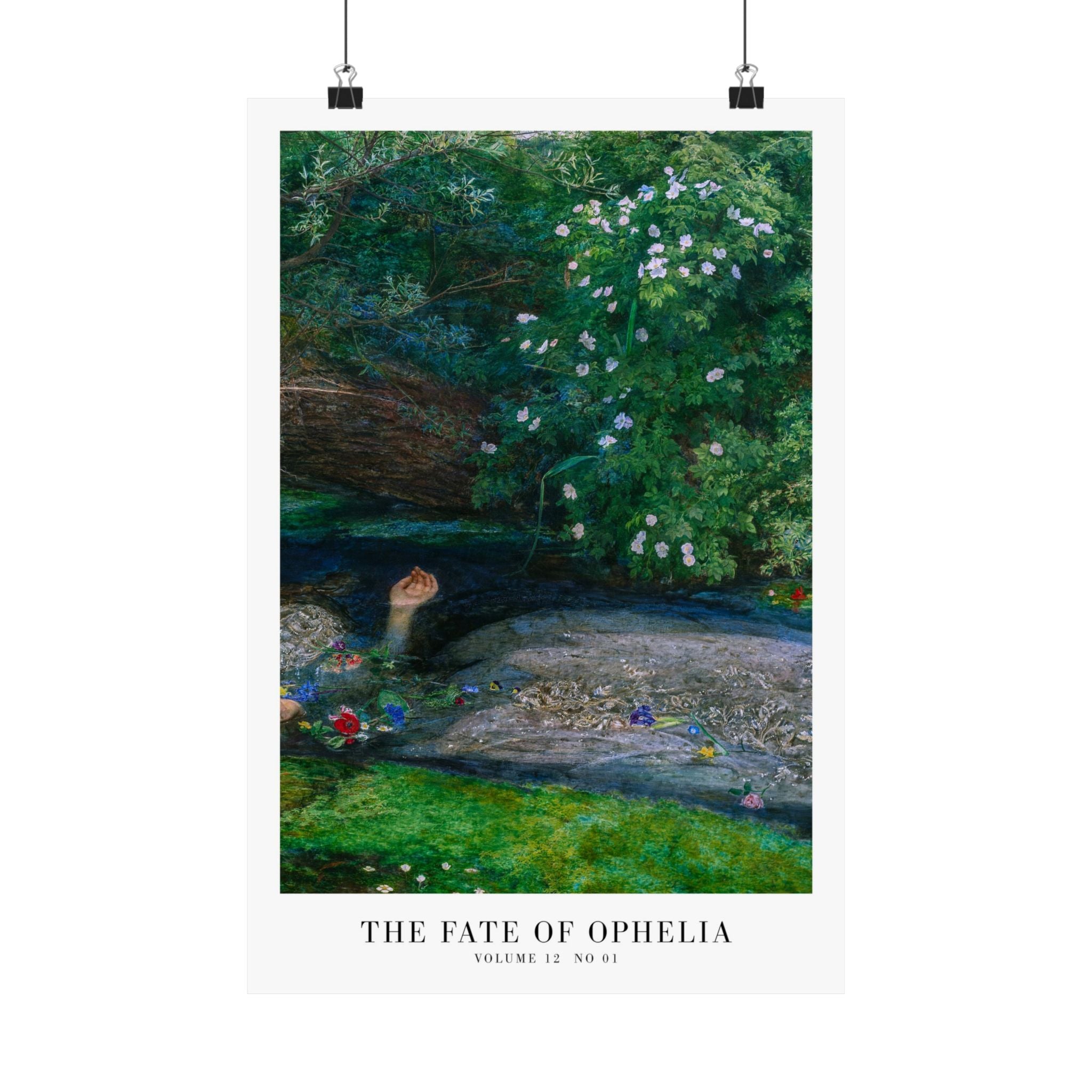 Ophelia artwork from Haus Of Moods, featuring Taylor Poster and Lyric Print in Minimal Music Poster style on bar cart art.