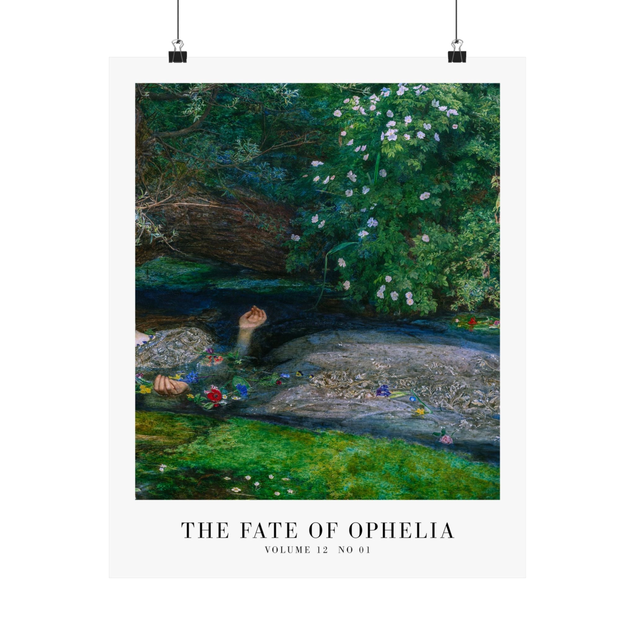 Ophelia artwork from Haus Of Moods, featuring Taylor Poster and Lyric Print in Minimal Music Poster style on bar cart art.