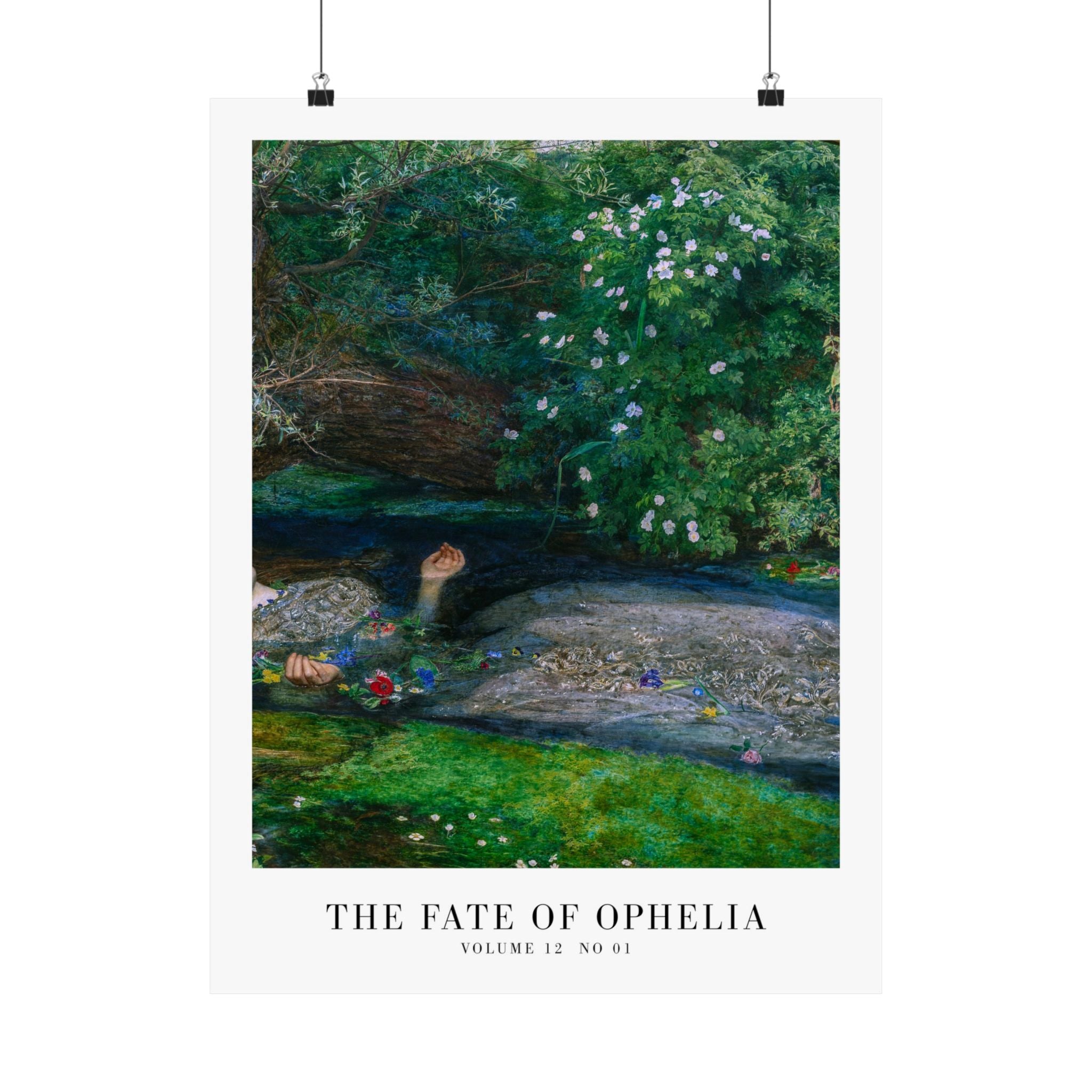 Ophelia artwork from Haus Of Moods, featuring Taylor Poster and Lyric Print in Minimal Music Poster style on bar cart art.