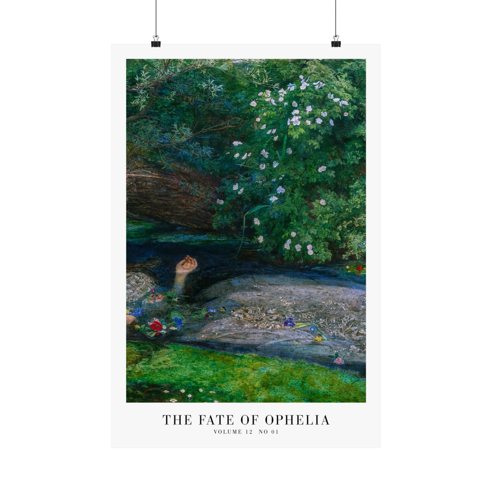 Ophelia artwork from Haus Of Moods, featuring Taylor Poster and Lyric Print in Minimal Music Poster style on bar cart art.