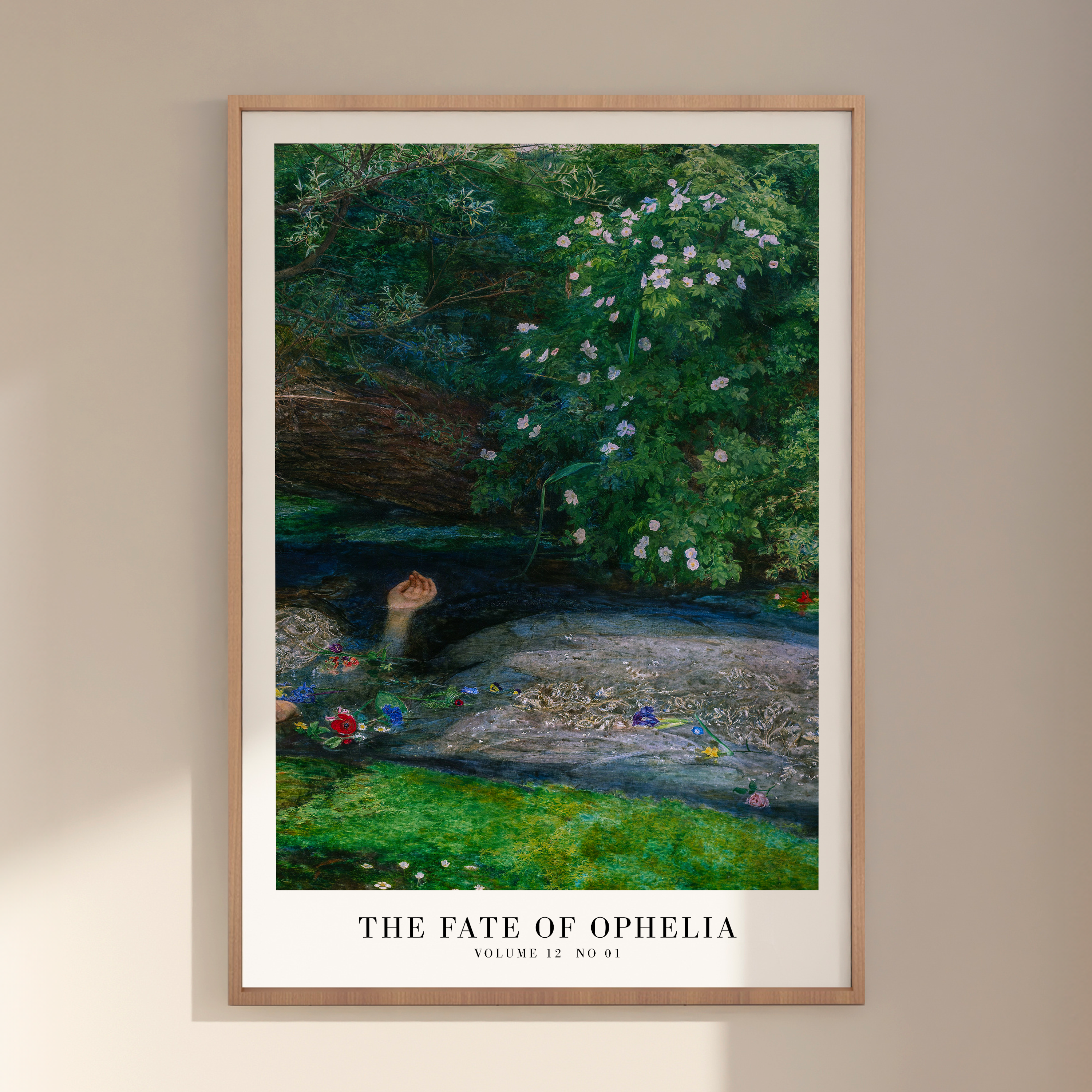 Ophelia artwork from Haus Of Moods, featuring Taylor Poster and Lyric Print in Minimal Music Poster style on bar cart art.