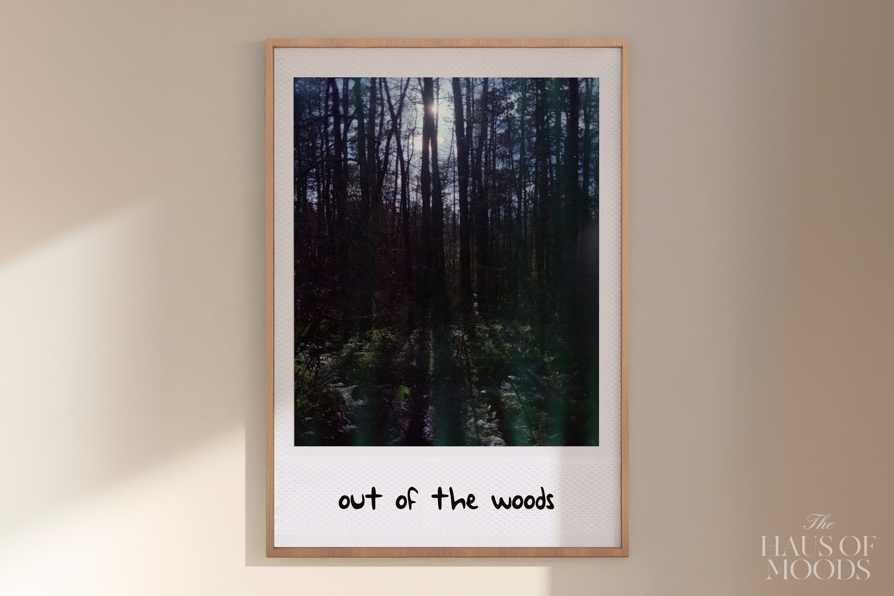 Out of the Woods Polaroid.