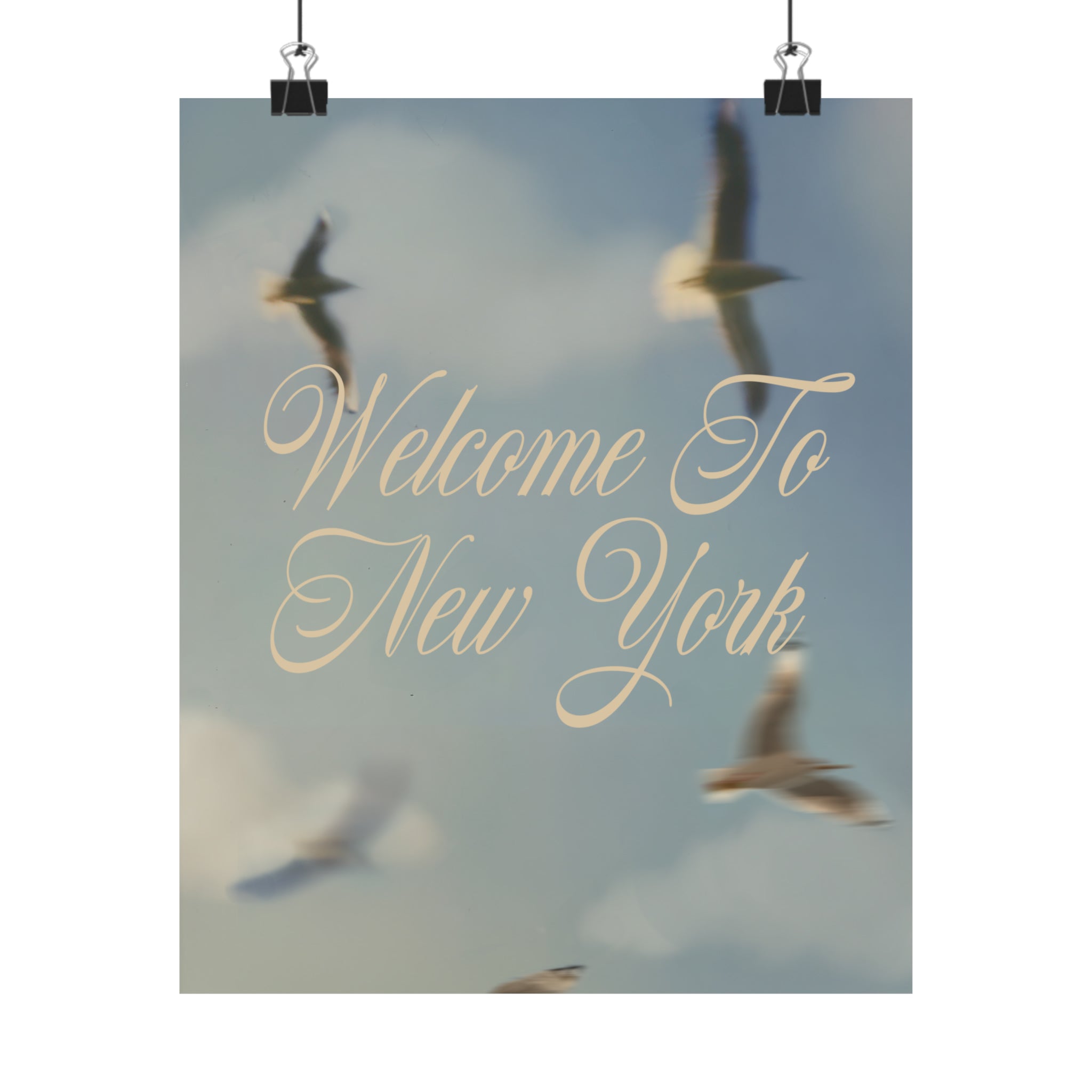Welcome to New York.