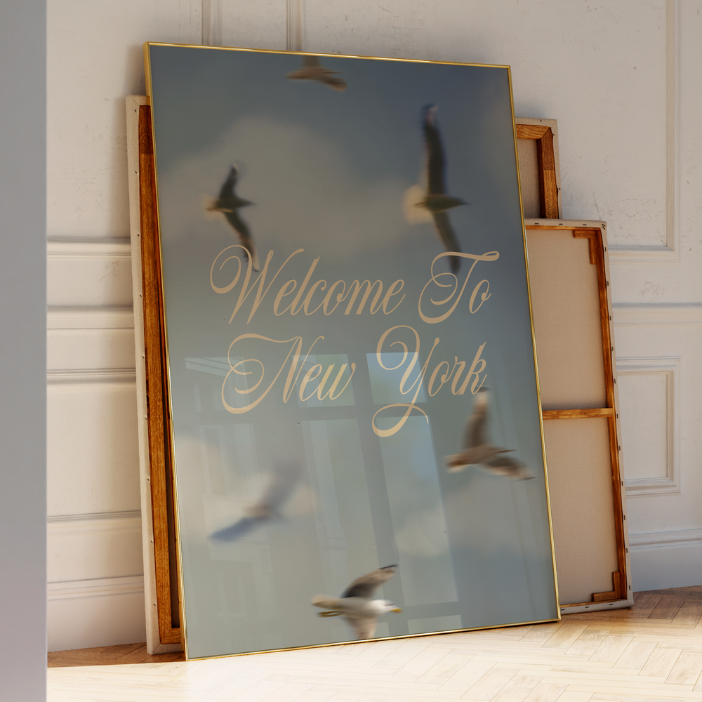 Welcome to New York 1989-era Taylor Swift–inspired poster wall art print