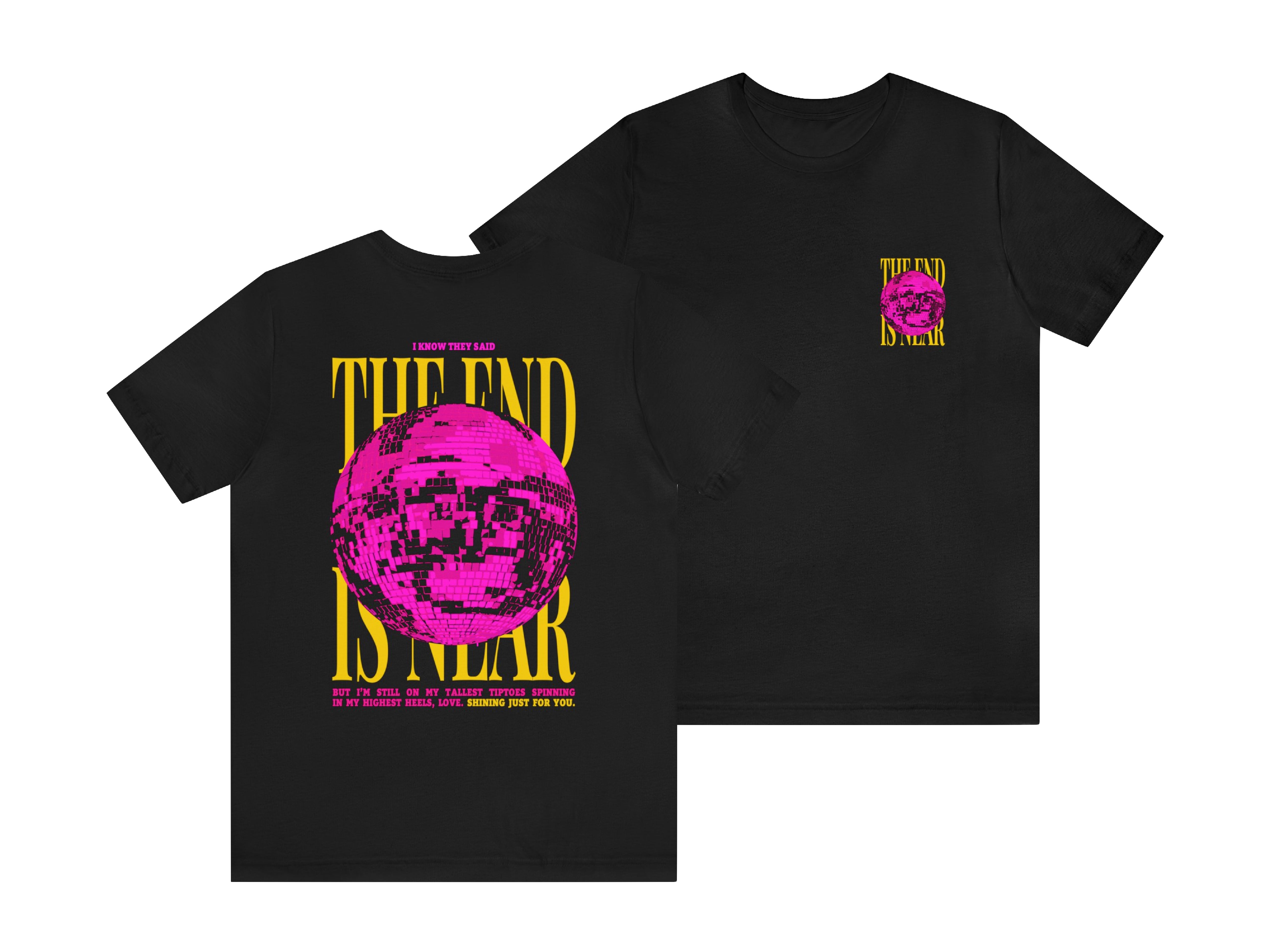 Mirrorball T | Pink & Orange.