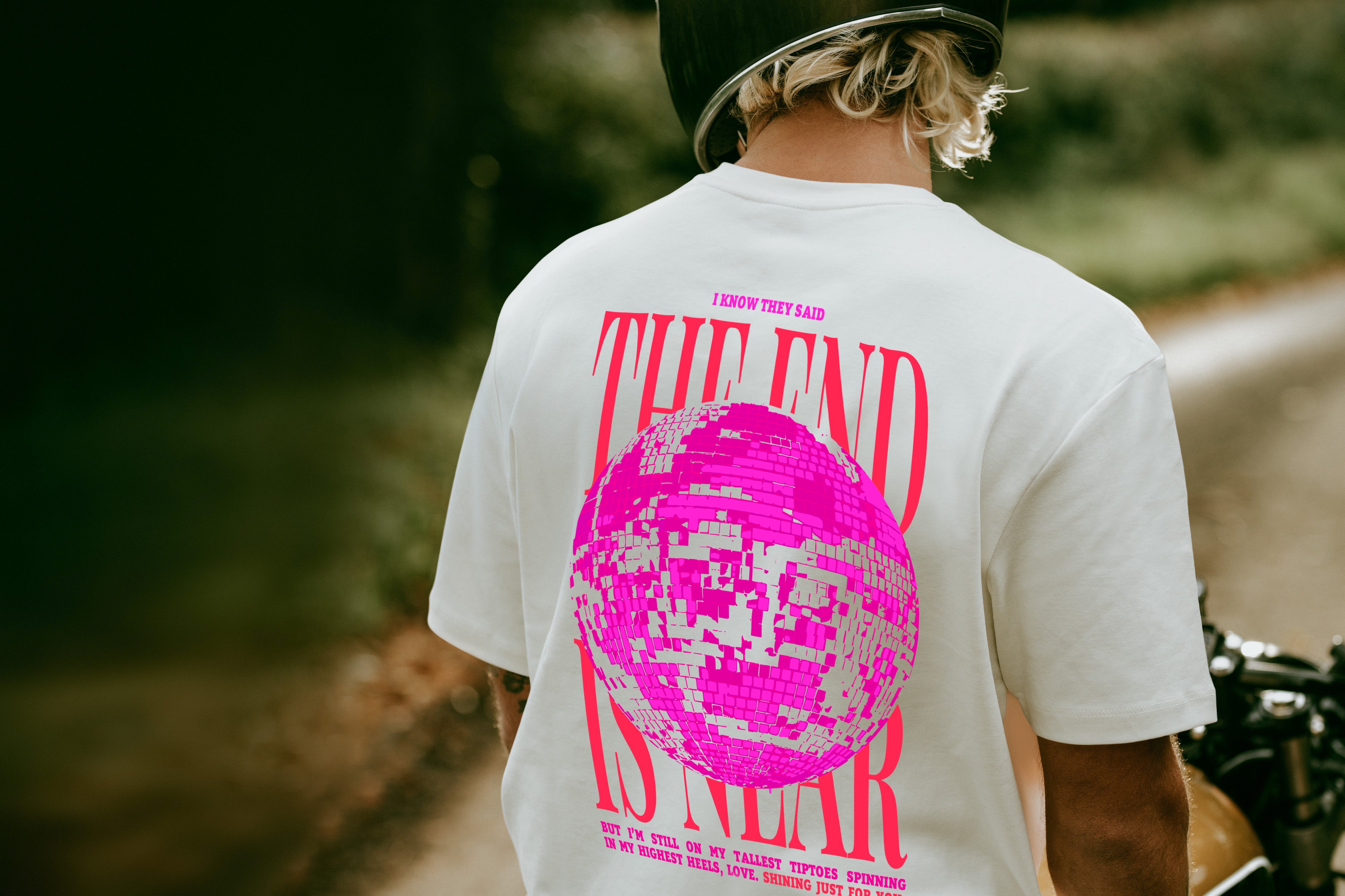 The End is Near Mirrorball Folklore Album Inspired T-Shirt - Haus Of Moods