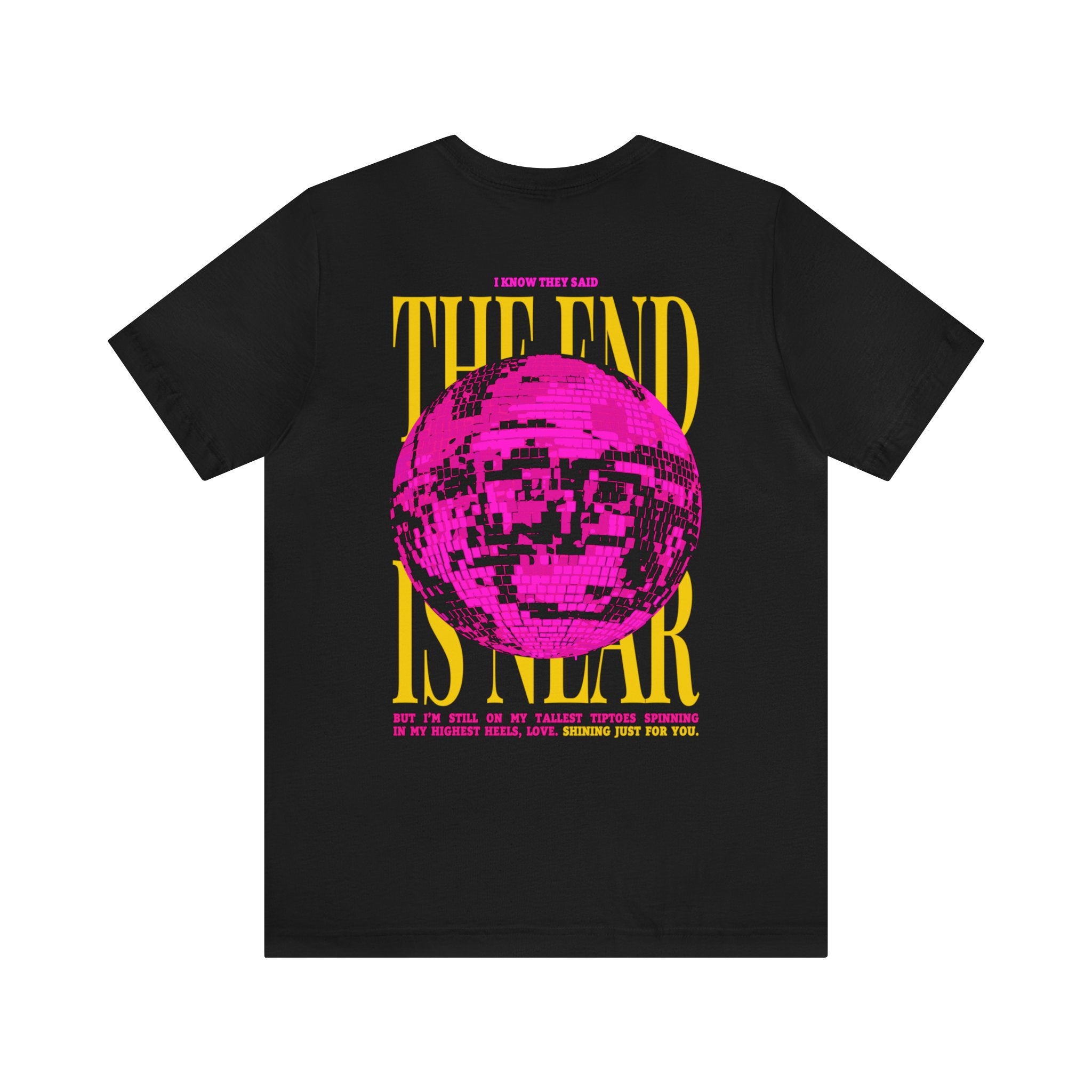 Mirrorball T | Pink + Yellow.