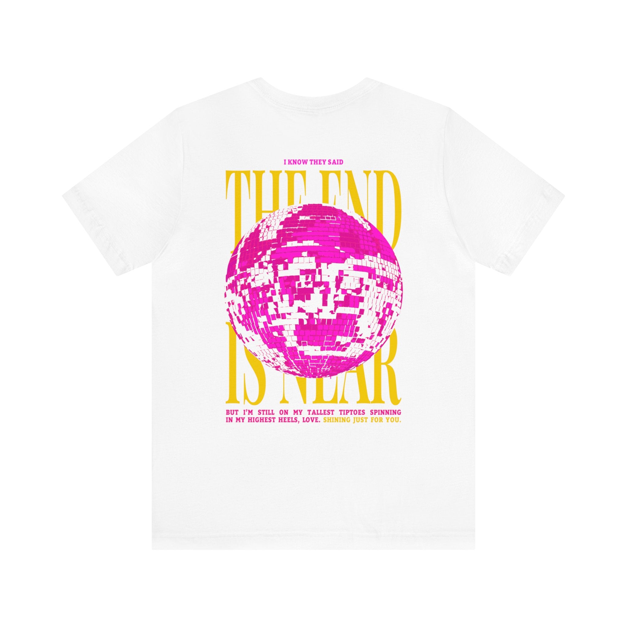 Mirrorball T | Pink + Yellow.
