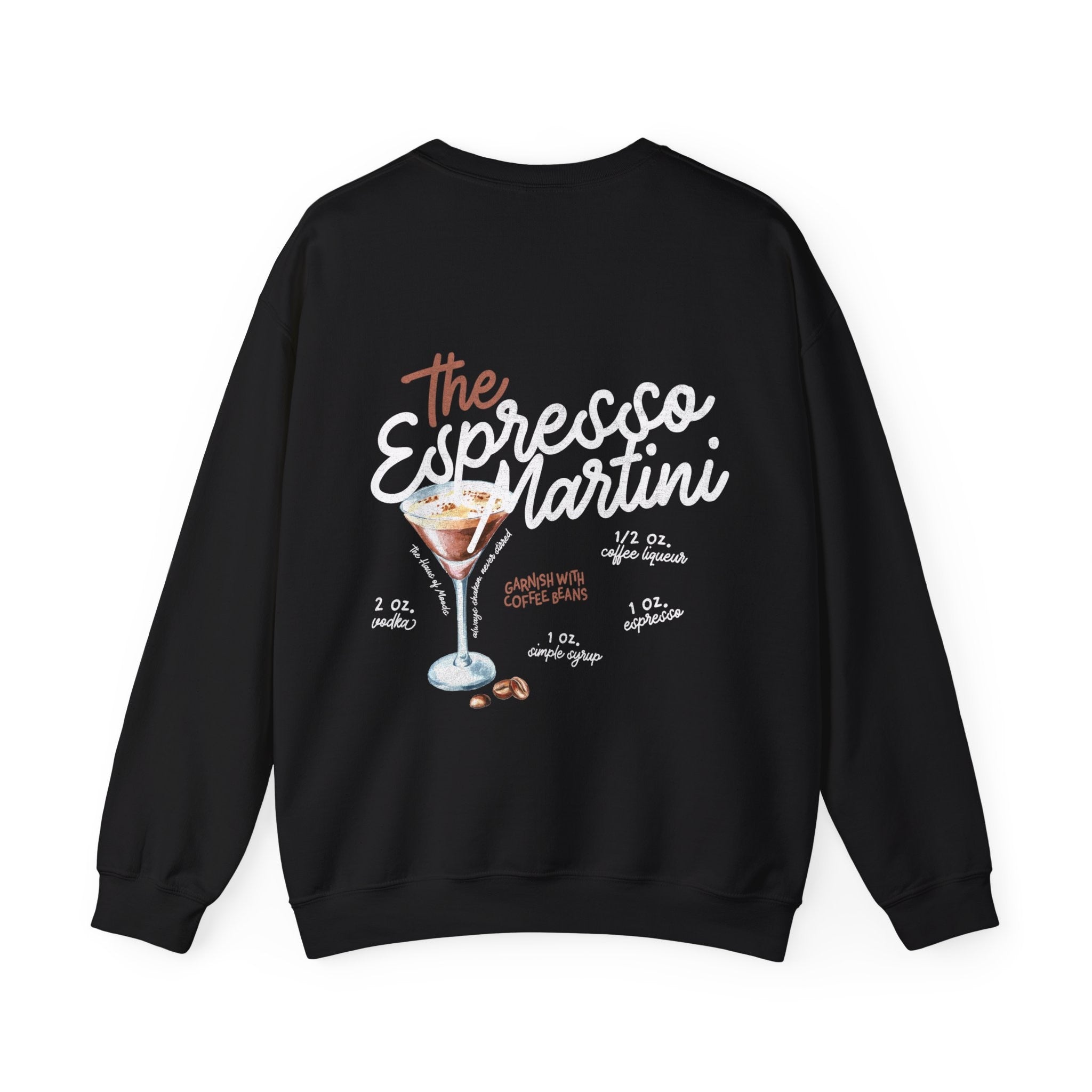 The Espresso Martini Sweatshirt, Retro Cocktail and Social Club Sweatshirt,Girls Club Crewneck, Signature Cocktail Sweatshirt,Funny Drinking - Haus Of Moods