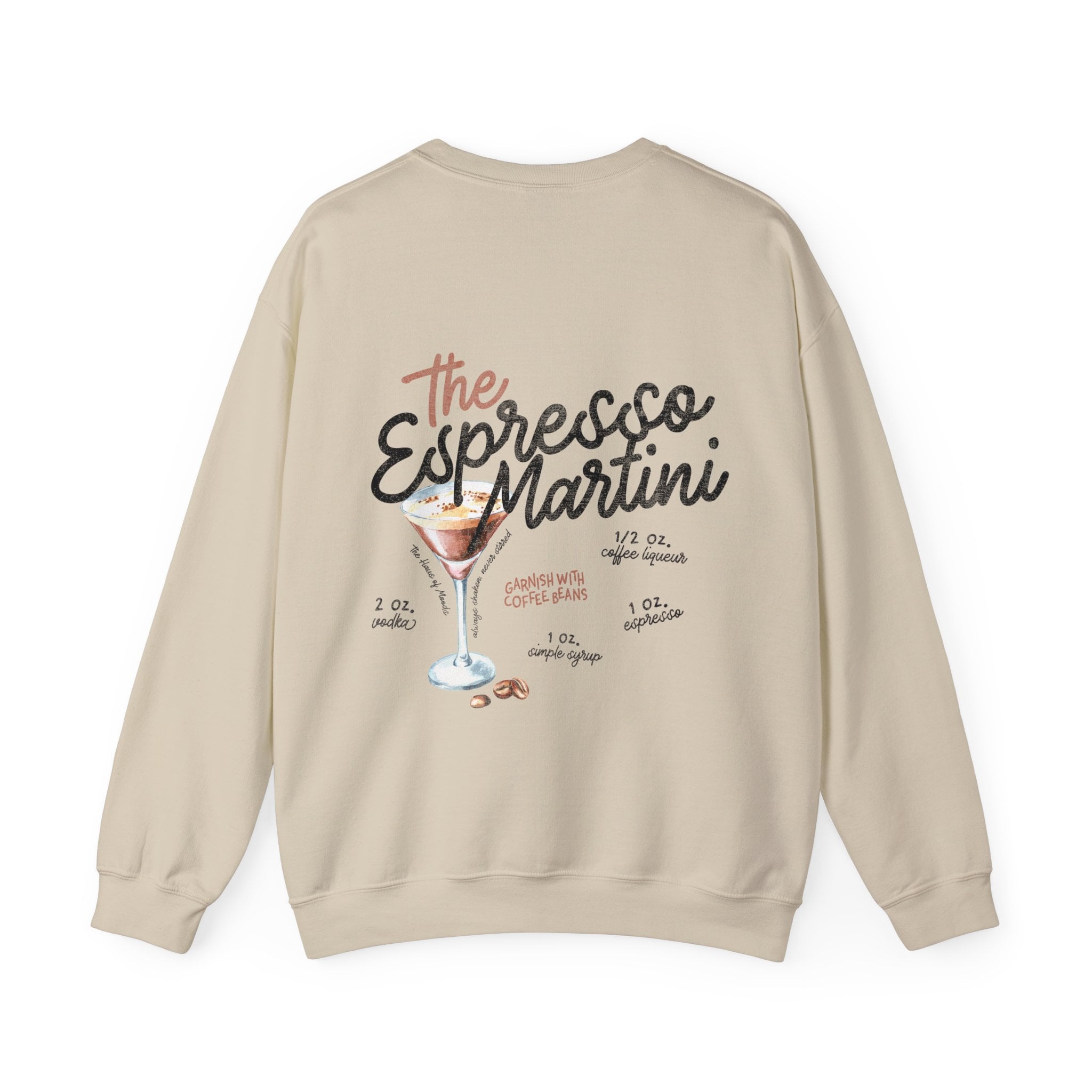 The Espresso Martini Sweatshirt, Retro Cocktail and Social Club Sweatshirt,Girls Club Crewneck, Signature Cocktail Sweatshirt,Funny Drinking - Haus Of Moods