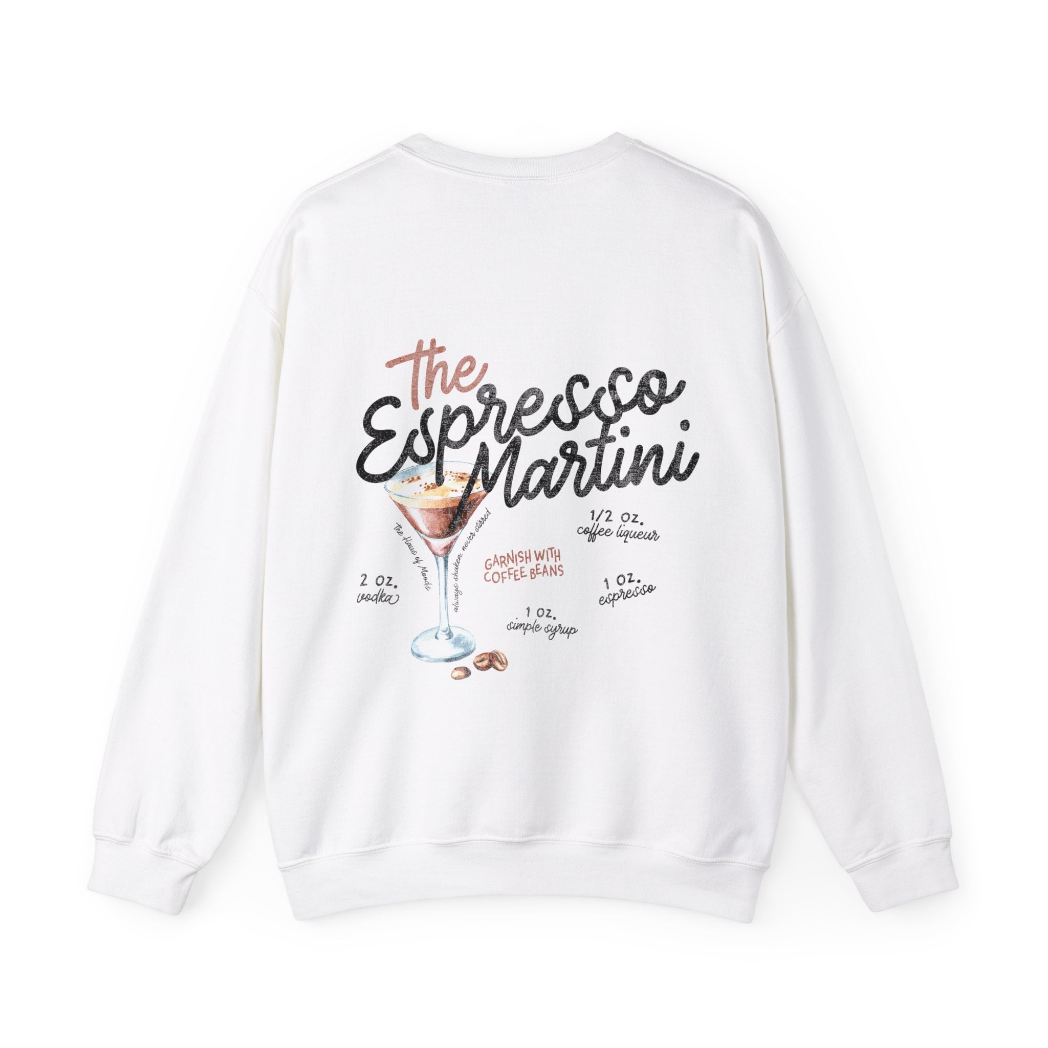 The Espresso Martini Sweatshirt, Retro Cocktail and Social Club Sweatshirt,Girls Club Crewneck, Signature Cocktail Sweatshirt,Funny Drinking - Haus Of Moods